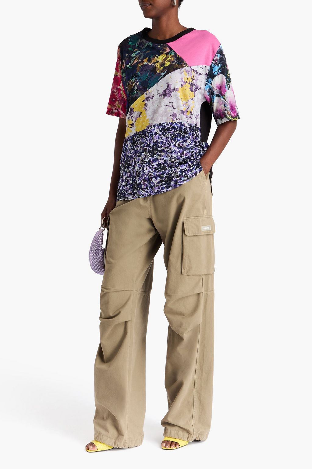 DRIES VAN NOTEN Floral-print cotton-jersey T-shirt