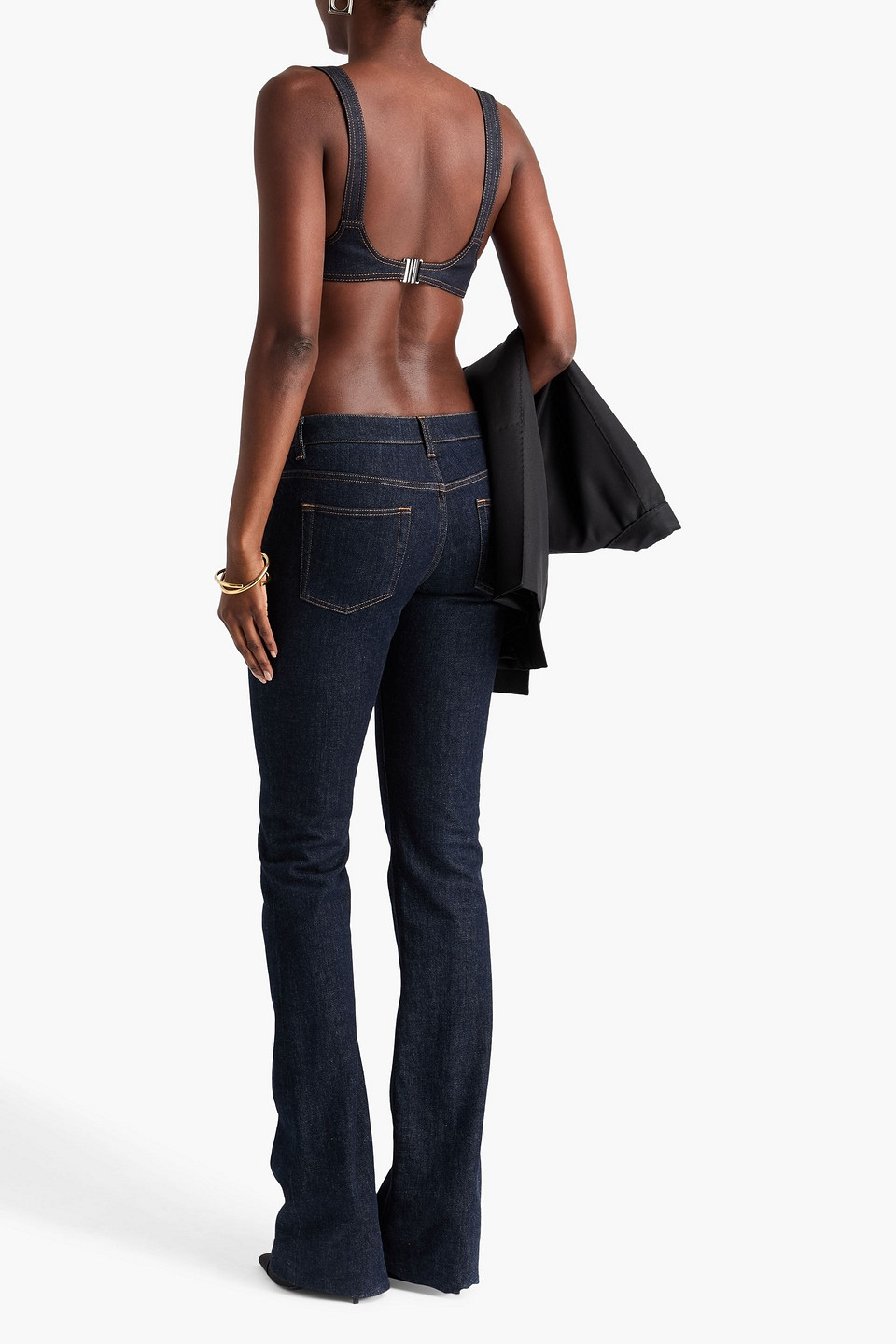  Tom Ford - Denim Bra Top - Blue - It 40 