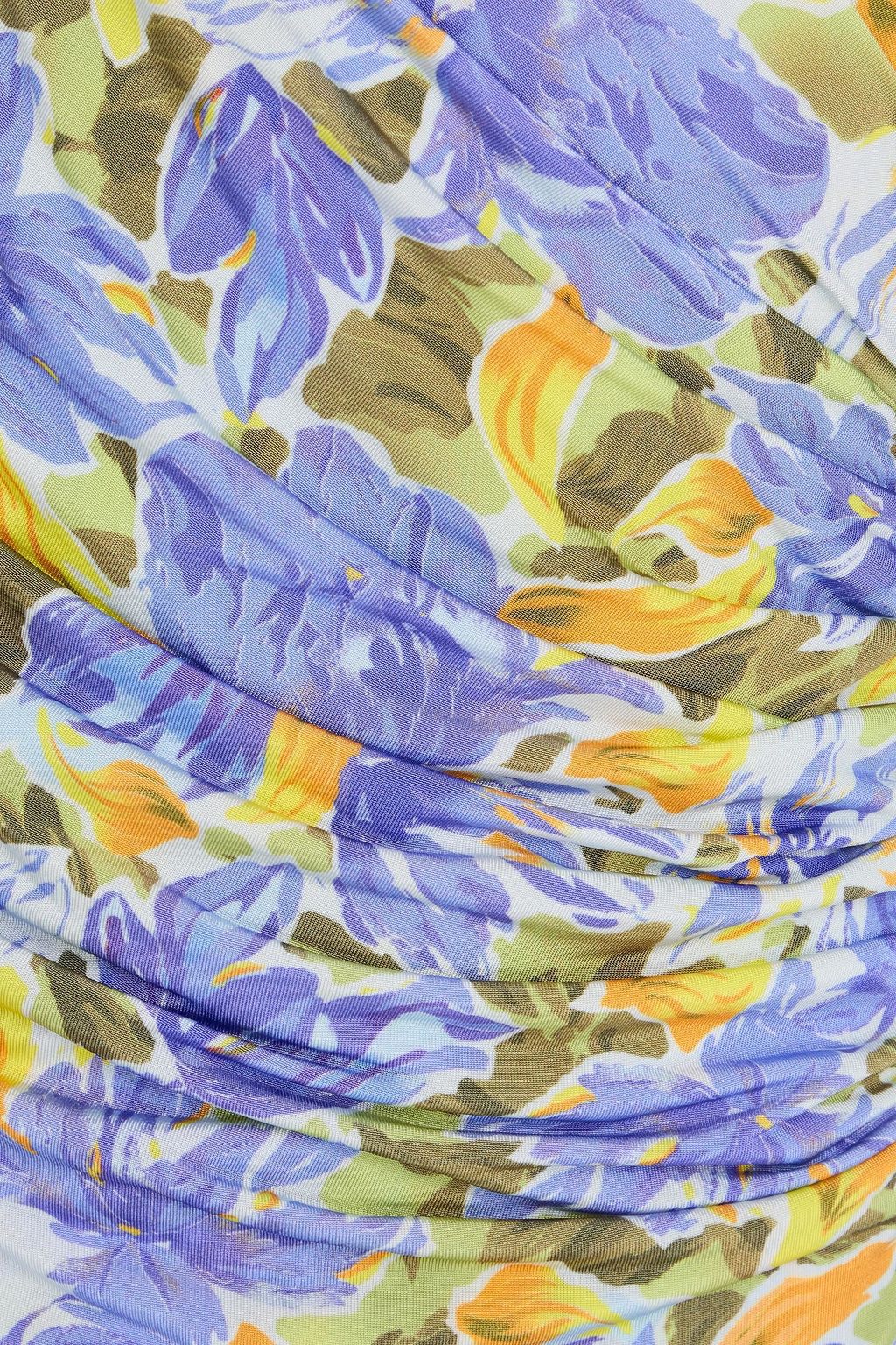 DRIES VAN NOTEN بلوزة من الجيرسي بطبعة الأزهار وبتصميم منسدل