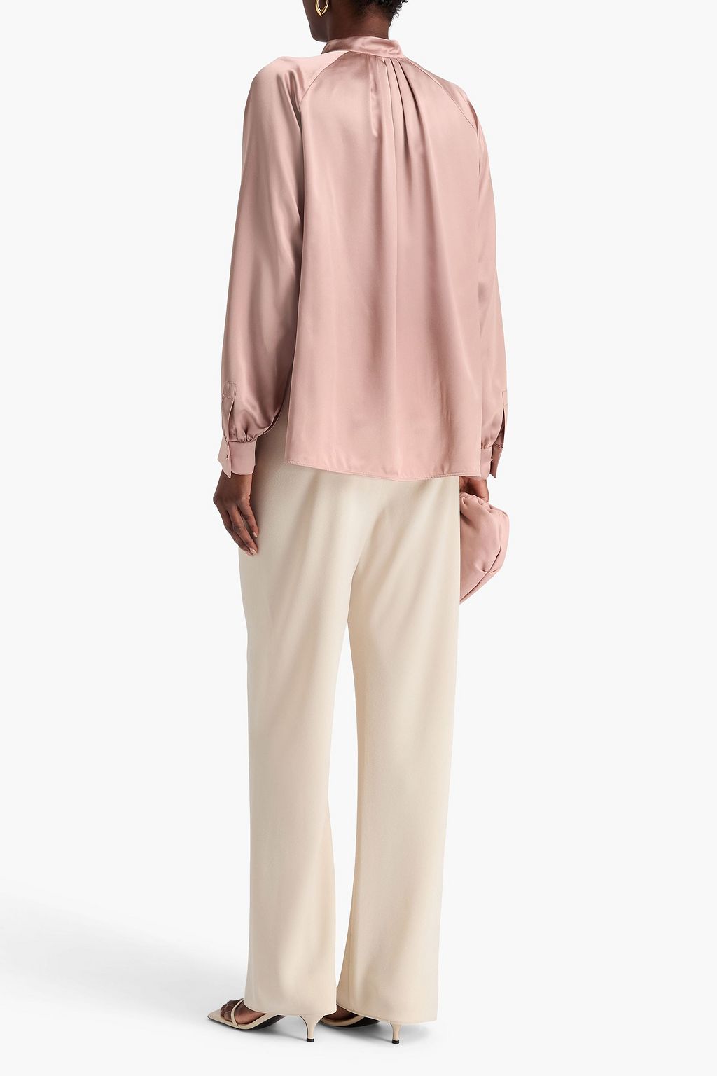 MAX MARA Silk-satin blouse