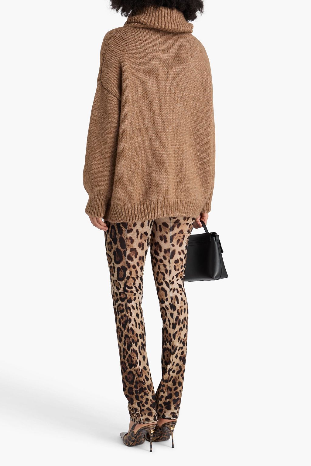 DOLCE&GABBANA Wool-blend turtleneck sweater