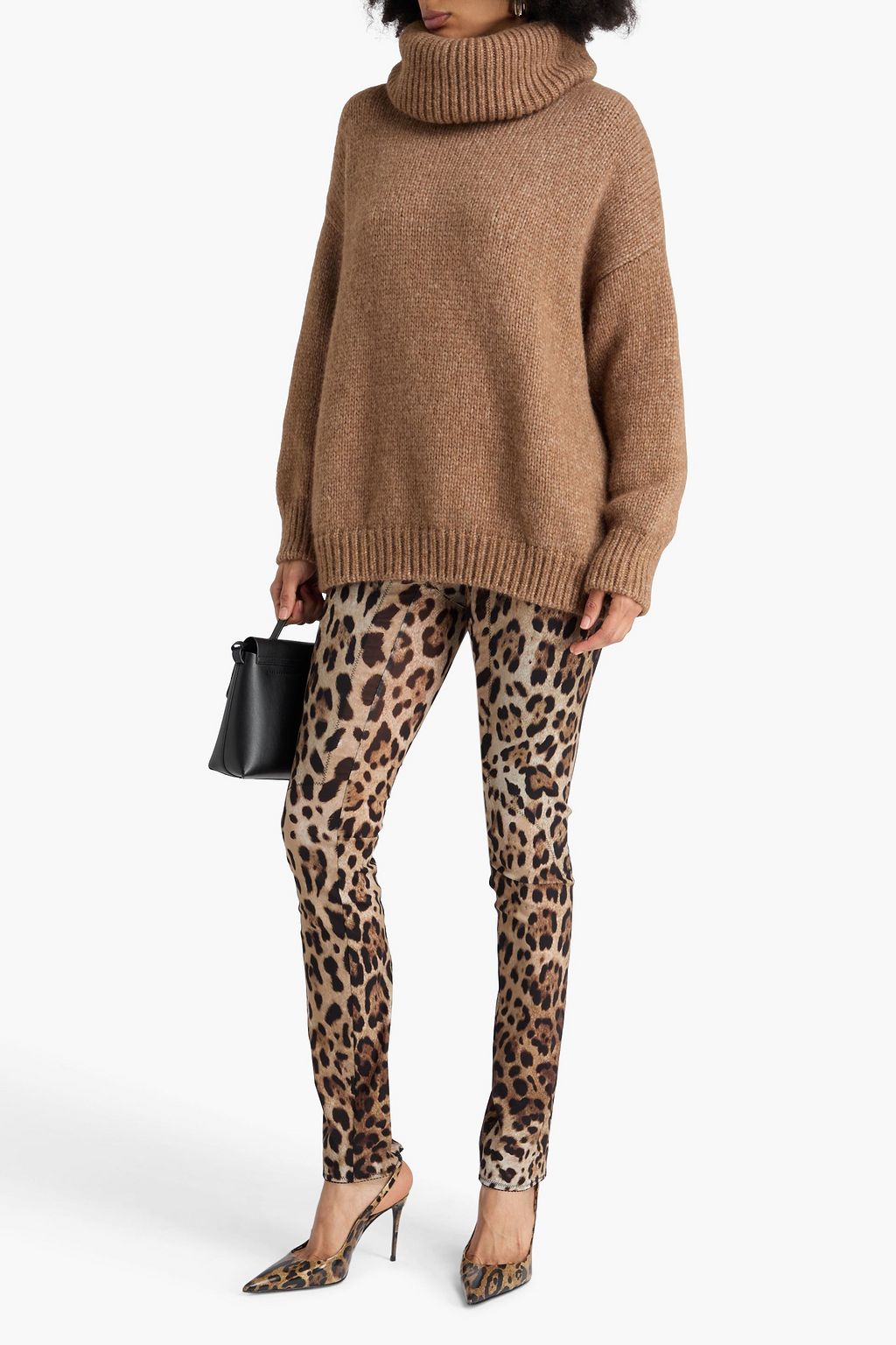 DOLCE&GABBANA Wool-blend turtleneck sweater