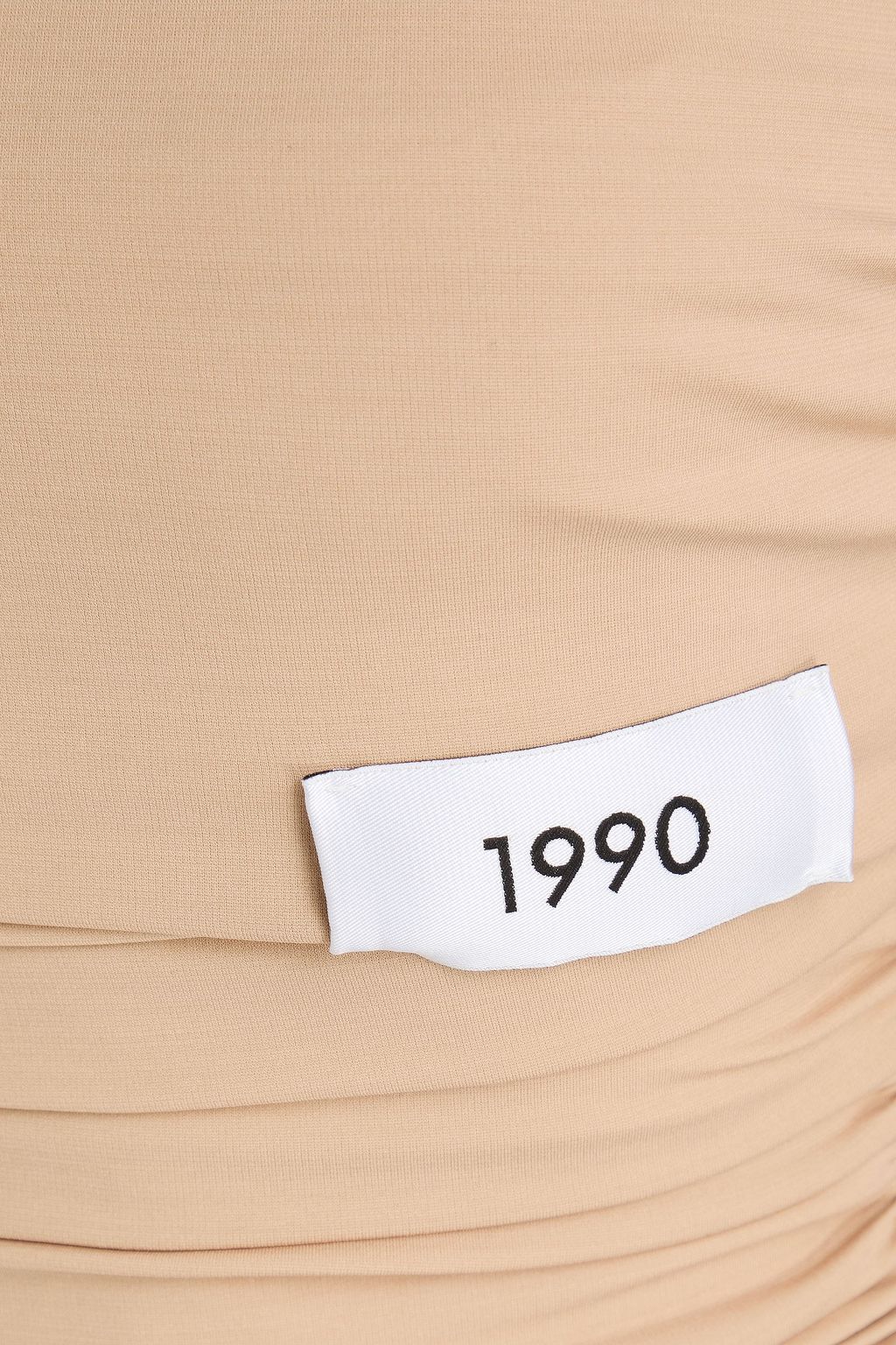 DOLCE&GABBANA Appliquéd draped jersey midi dress