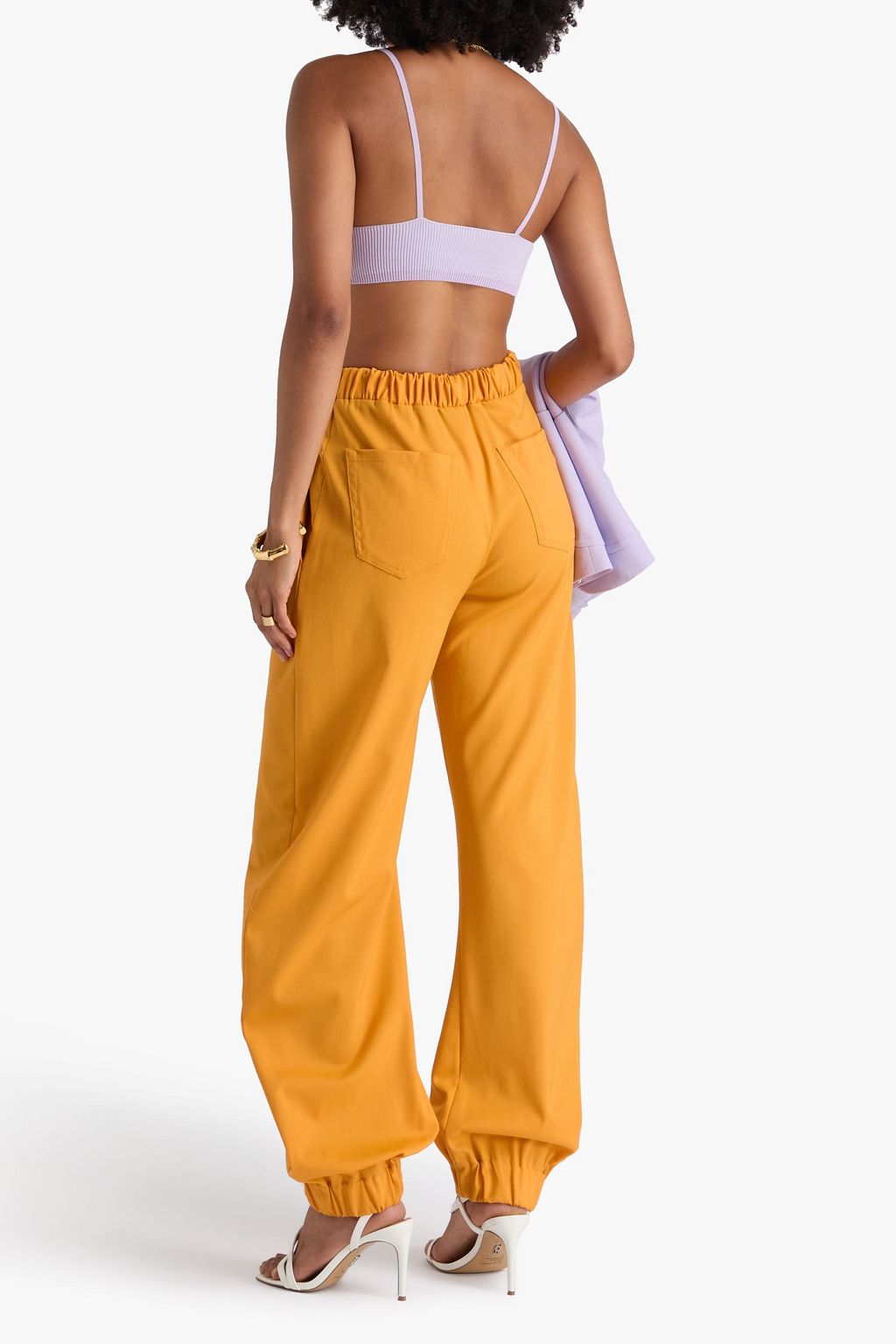 JACQUEMUS リブ編みニット ブラトップ