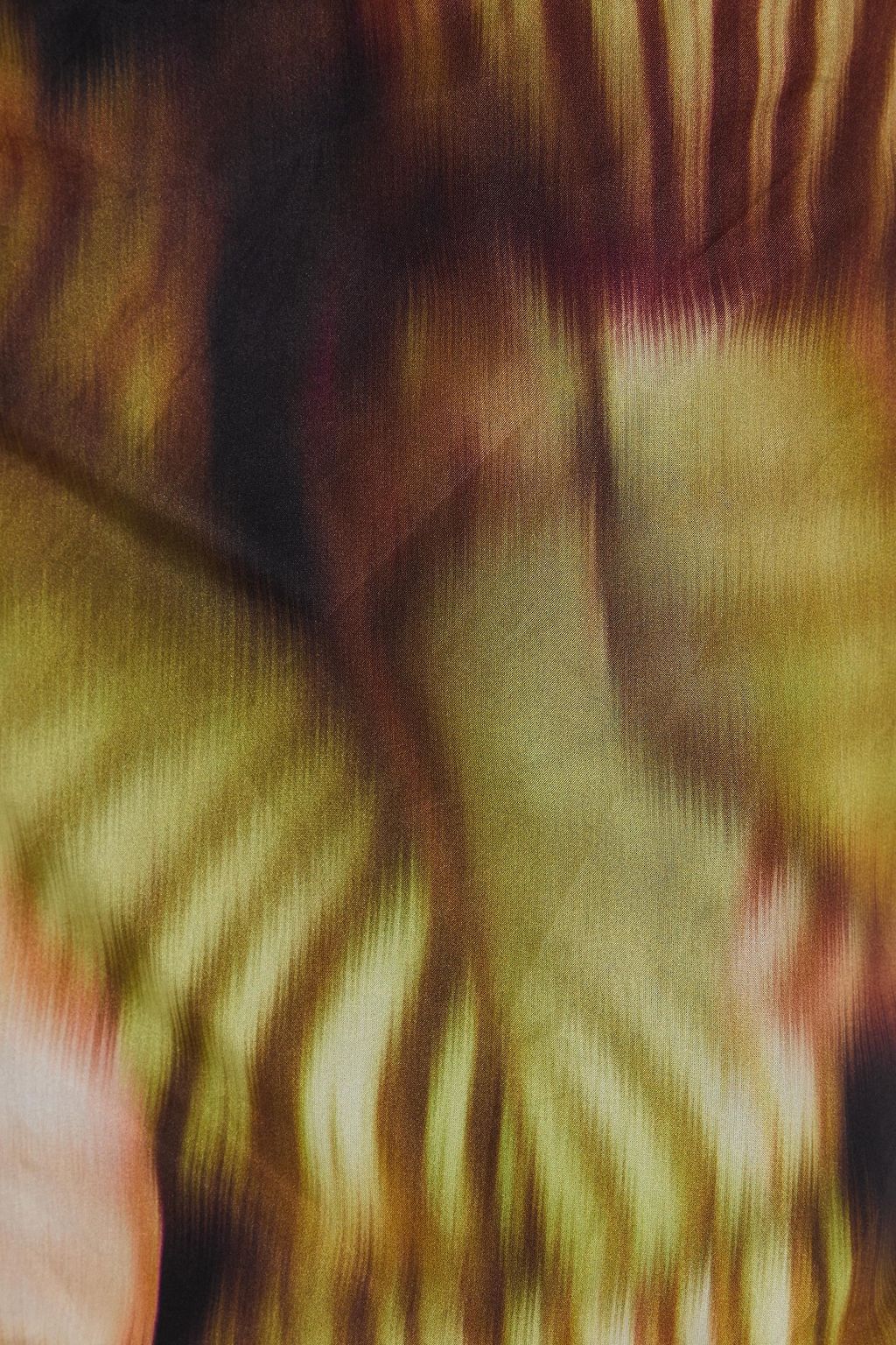 DRIES VAN NOTEN بلوزة شارموز من مزيج الحرير والقطن بطبعات