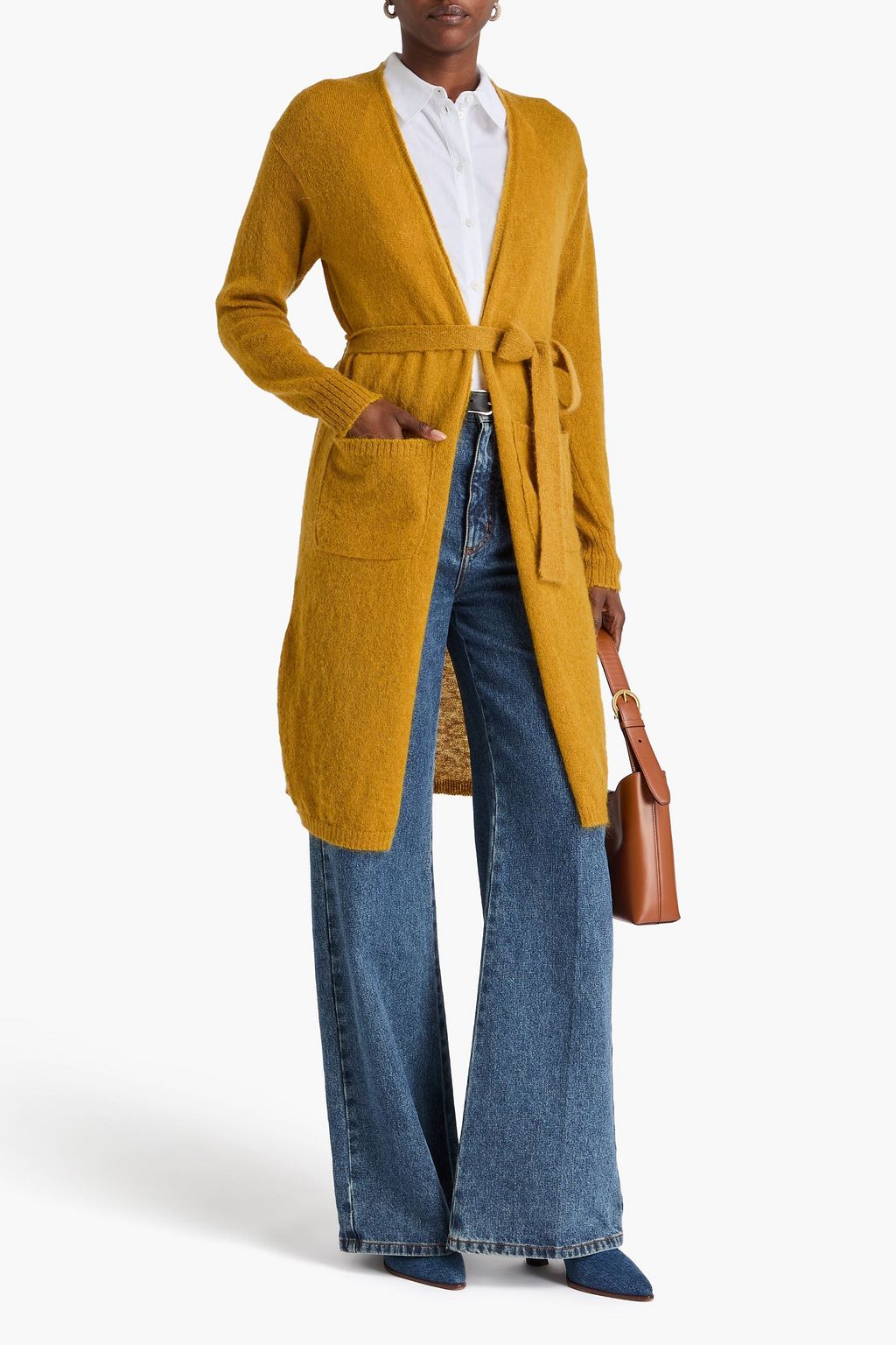 MAX MARA Belted knitted cardigan