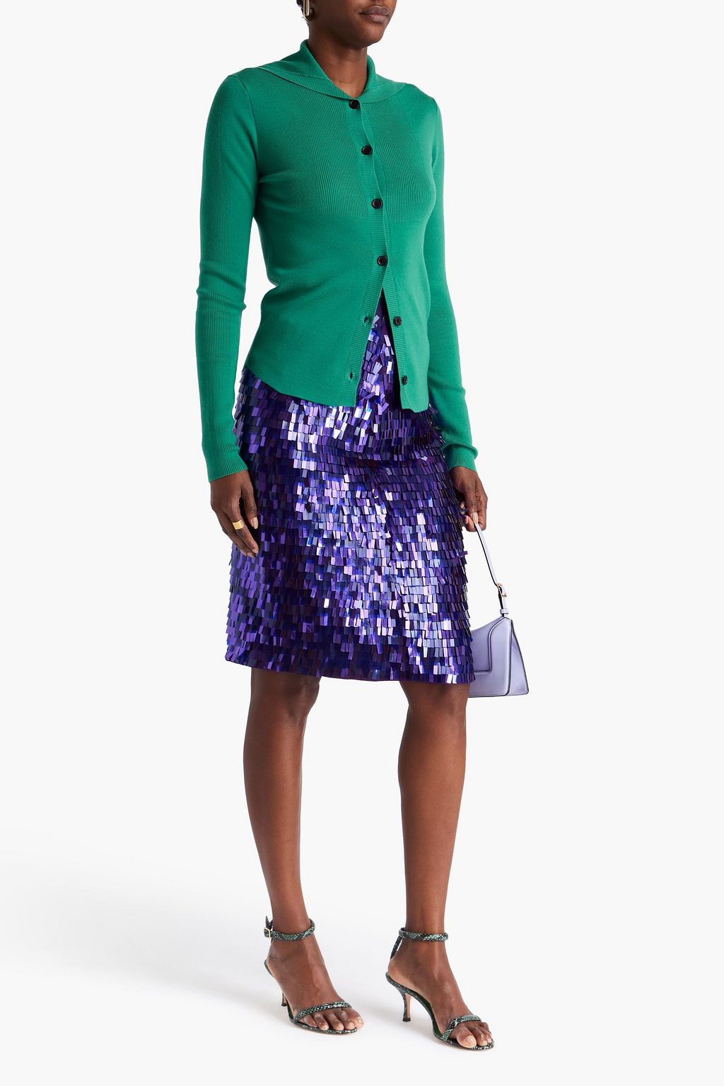 DRIES VAN NOTEN メリノウール混 カーディガン