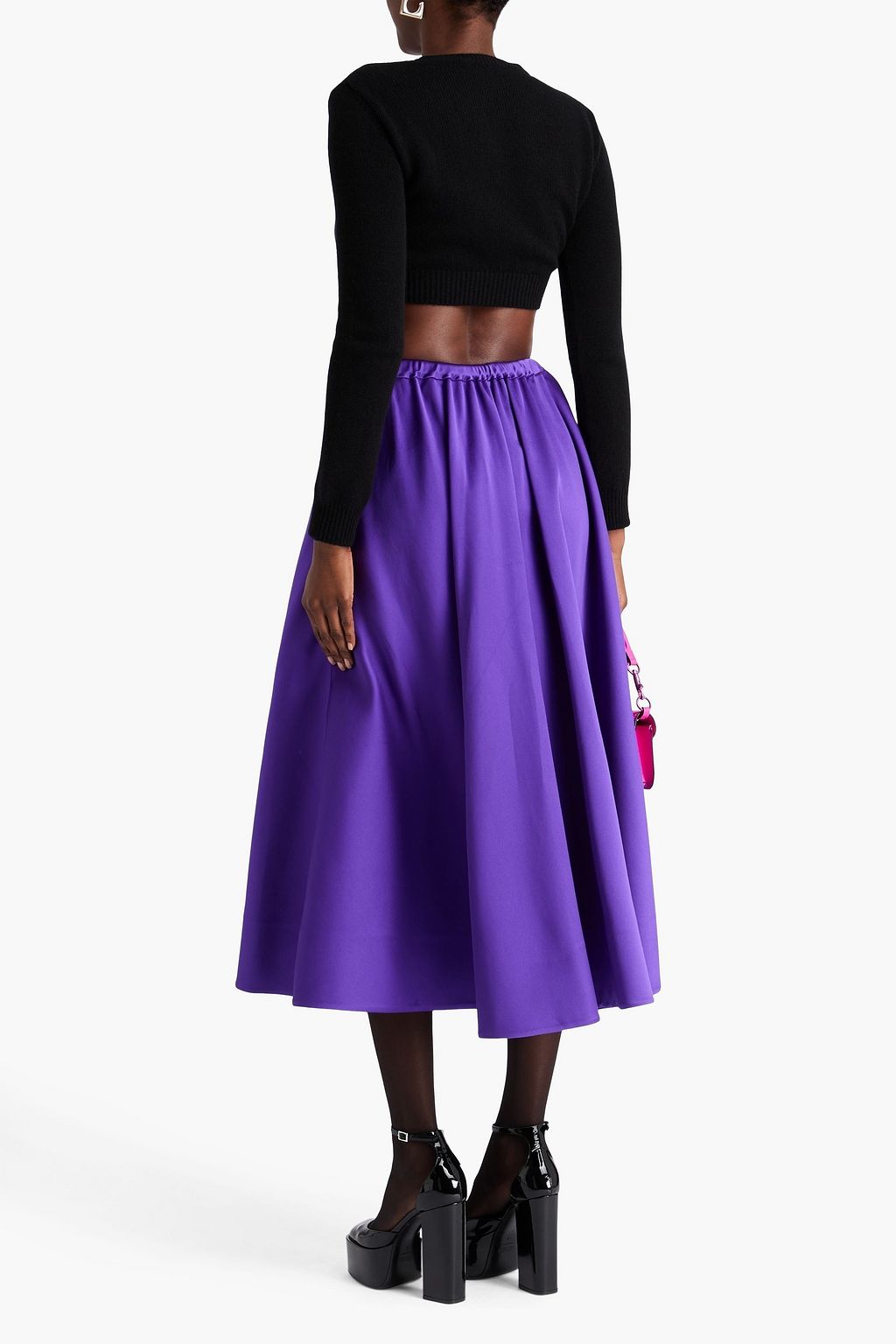 VALENTINO GARAVANI Cropped cashmere sweater