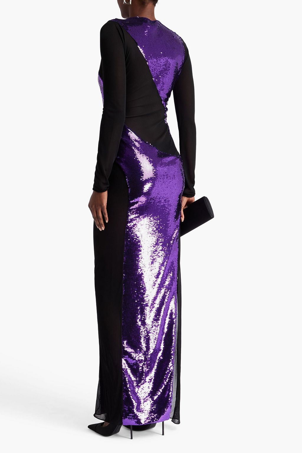 TOM FORD Sequined jersey gown