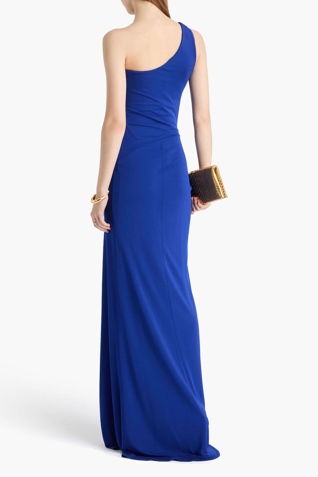 TOM FORD One-shoulder twisted jersey gown