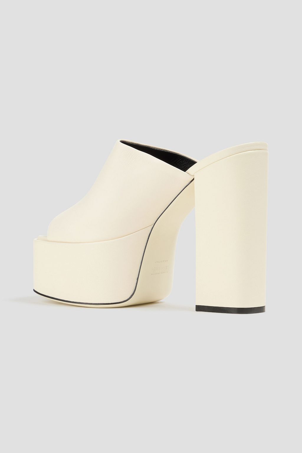 PARIS TEXAS Sasha 130 leather platform mules