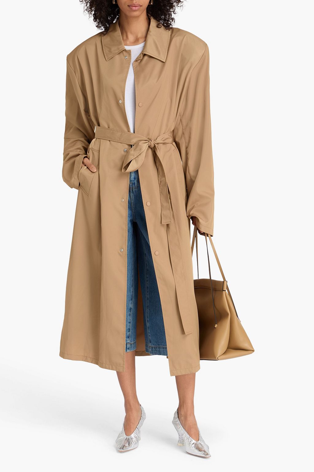 THE FRANKIE SHOP Eddie sateen coat