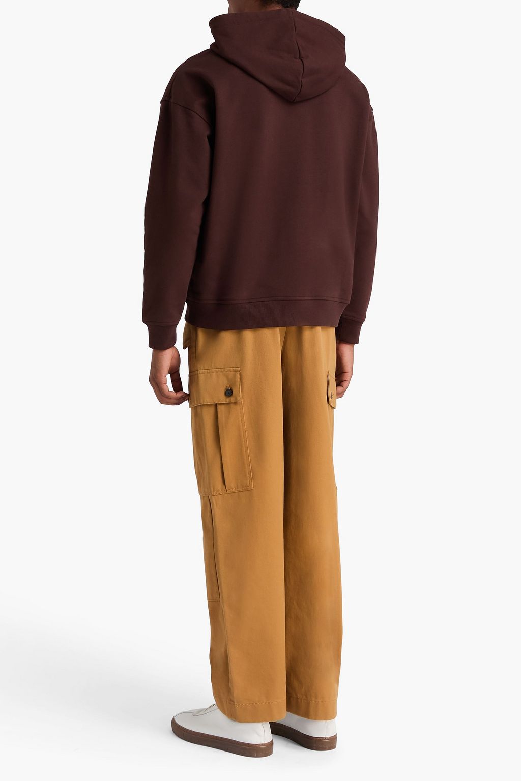 VALENTINO GARAVANI Printed French cotton-terry hoodie