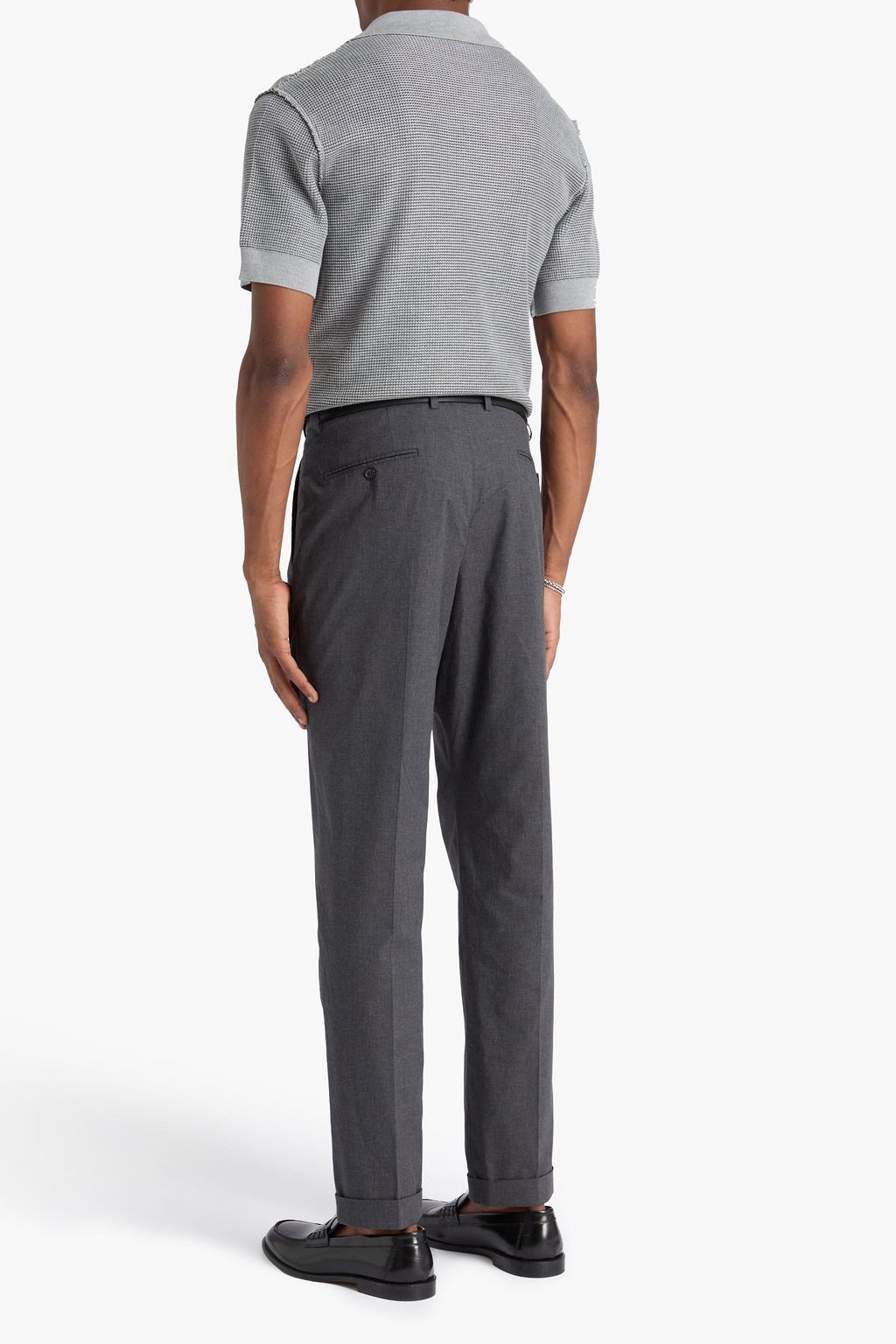 DOLCE&GABBANA Silk polo shirt