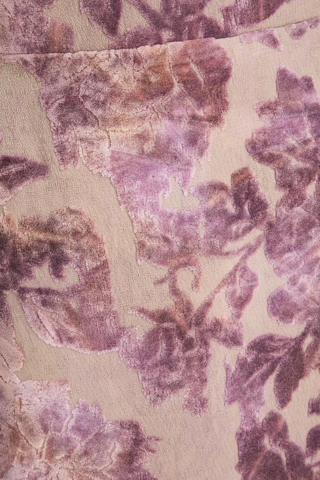 DRIES VAN NOTEN デヴォレベルベット ミディワンピース ストラップレス