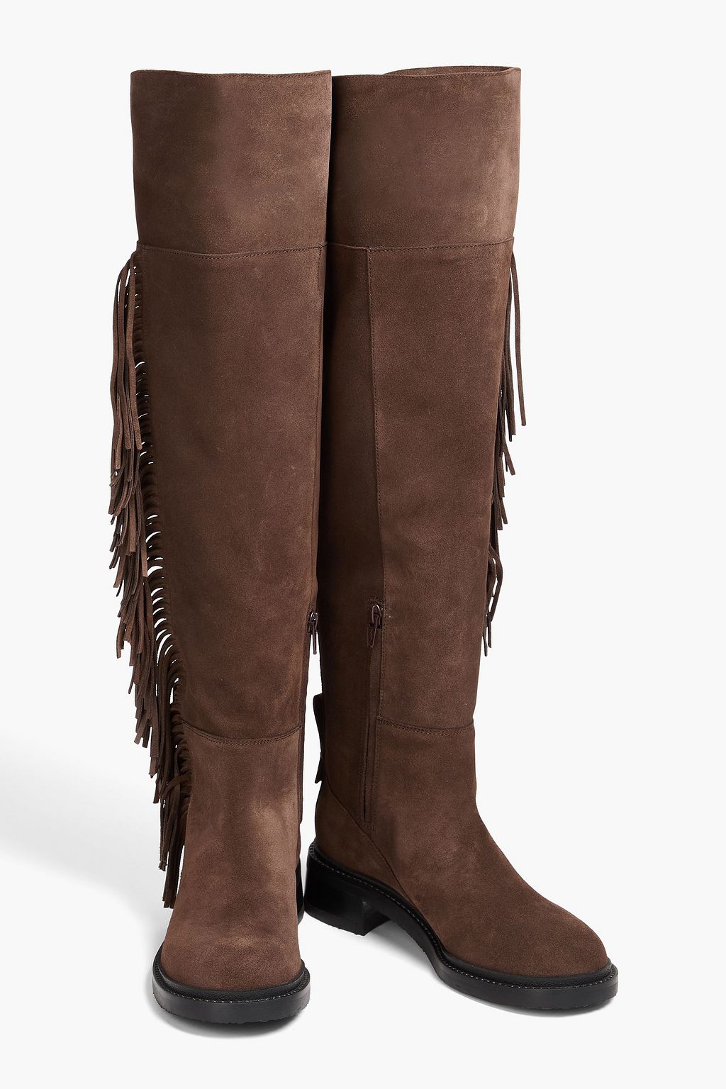 SEE BY CHLOÉ Joice fringed suede over-the-knee boots