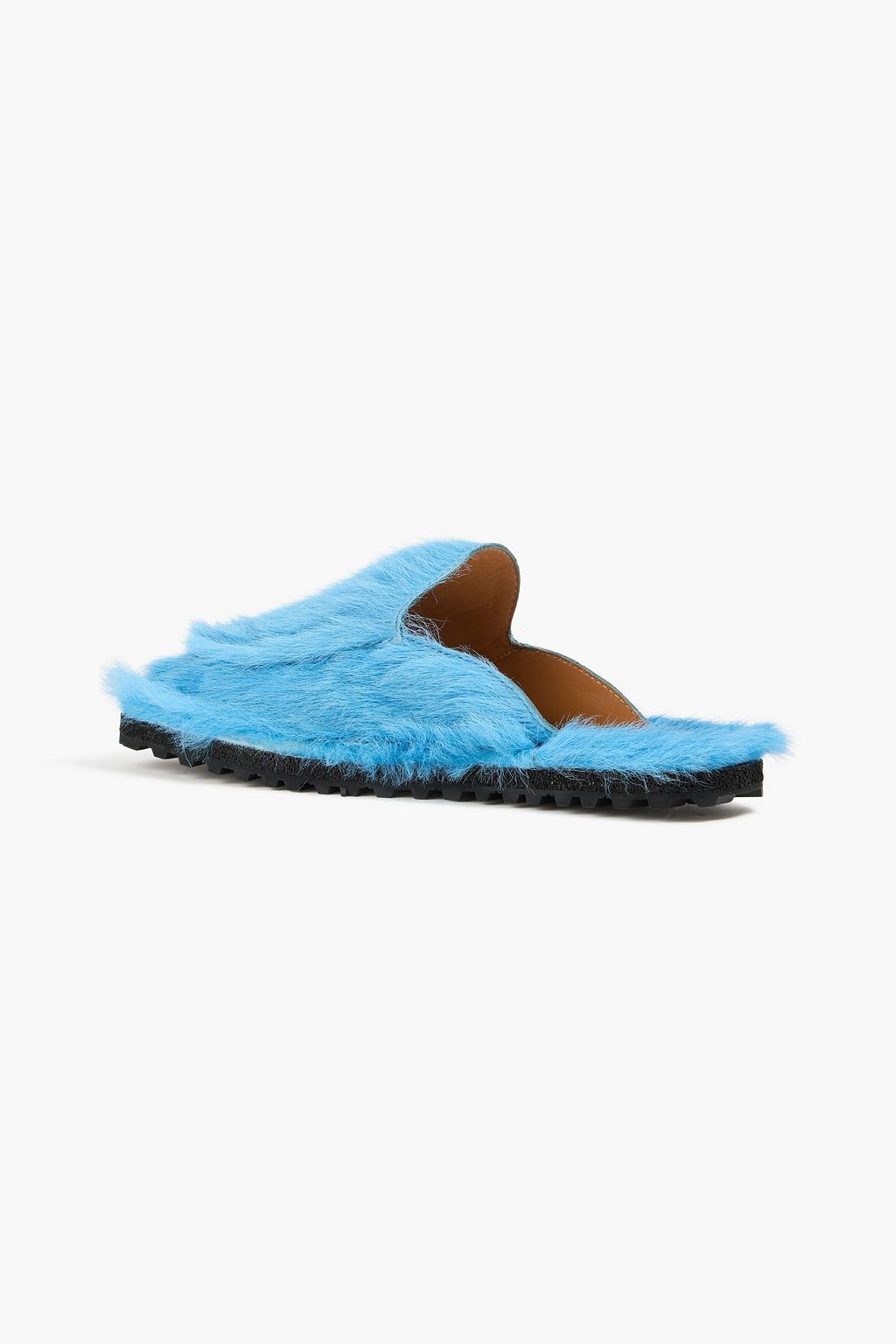 DRIES VAN NOTEN Calf hair slippers