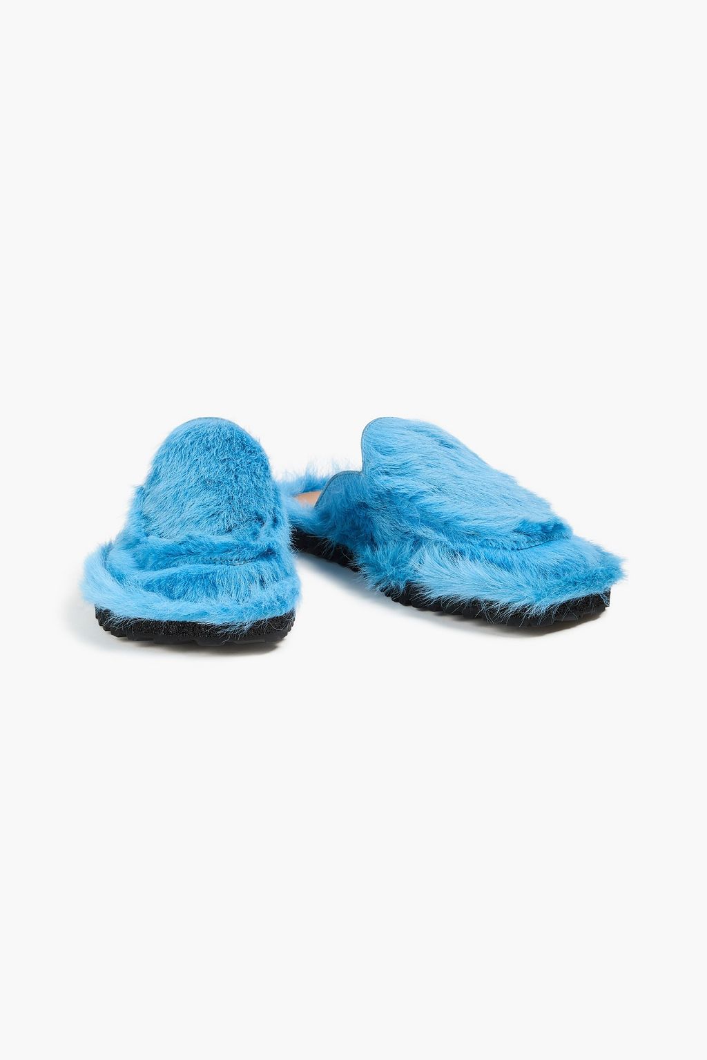 DRIES VAN NOTEN Calf hair slippers