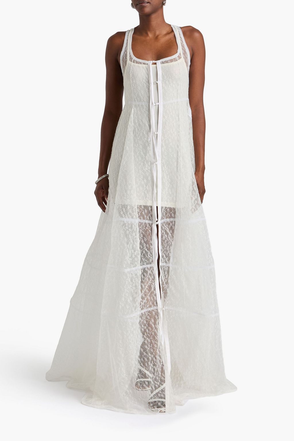 JACQUEMUS Robe „Dentelle“ aus Spitze