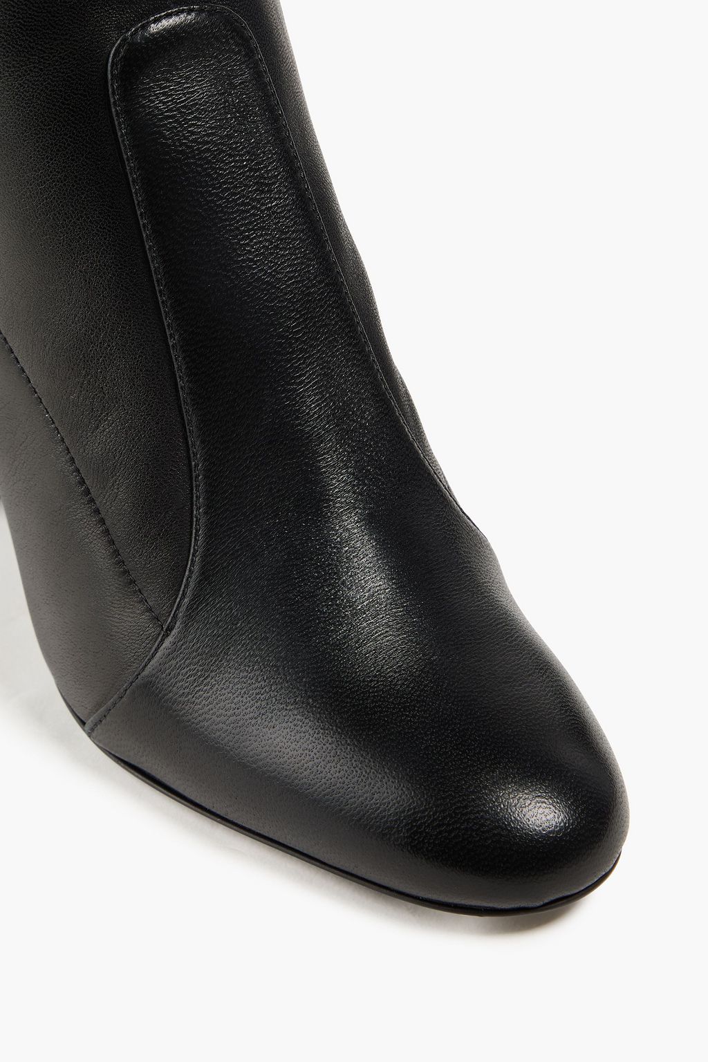 MAX MARA Damier leather thigh boots