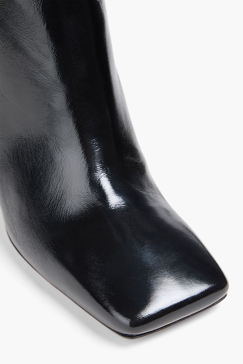 GIANVITO ROSSI Christina glossed-leather over-the-knee boots