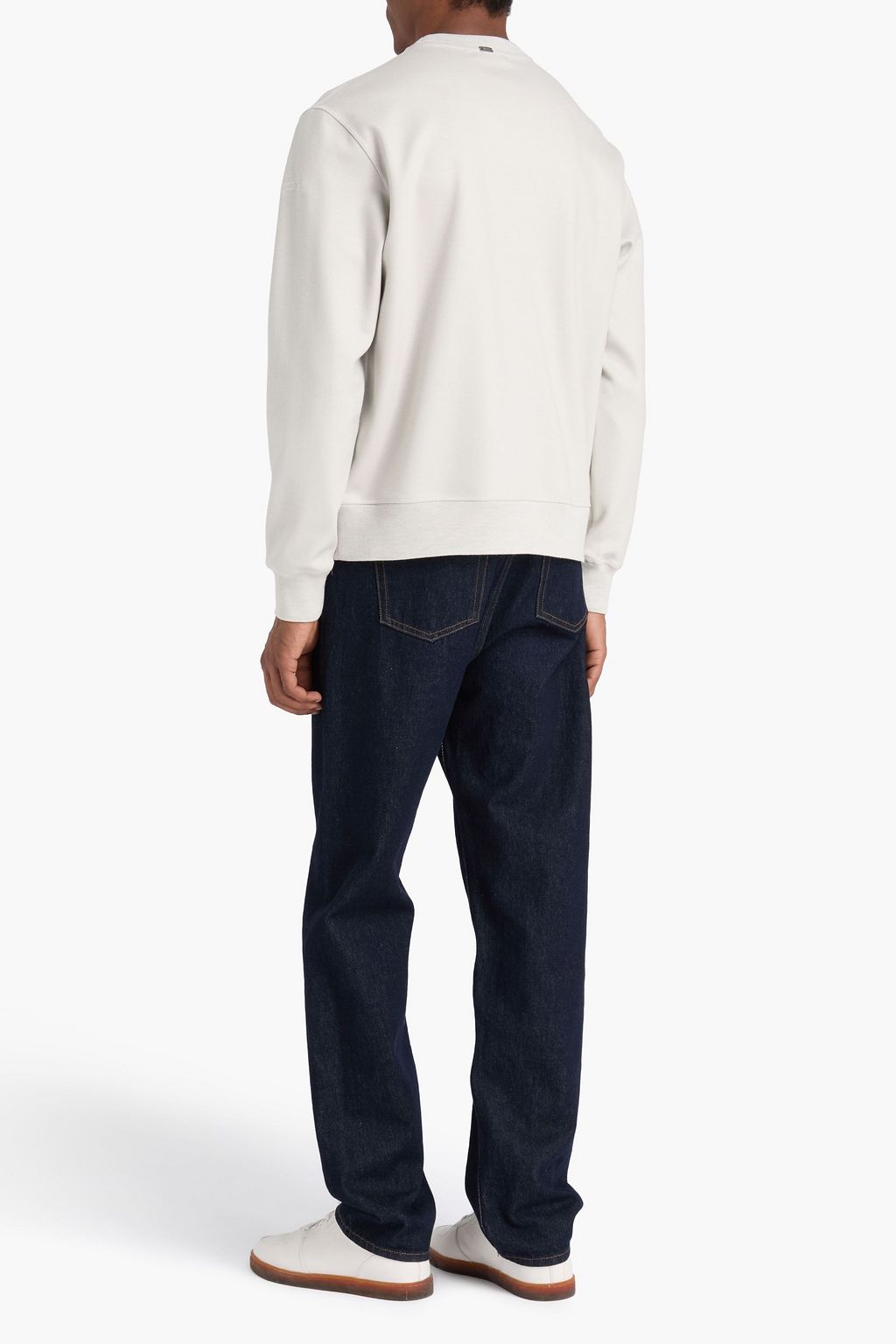 HERNO Wool-blend jersey sweatshirt
