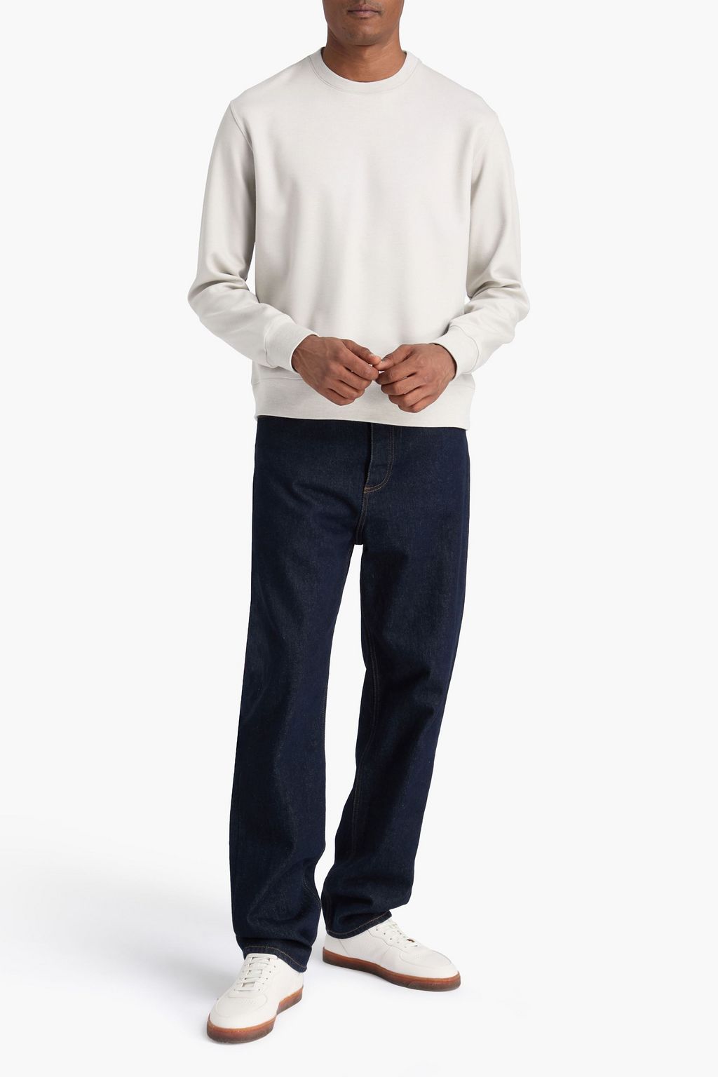 HERNO Wool-blend jersey sweatshirt