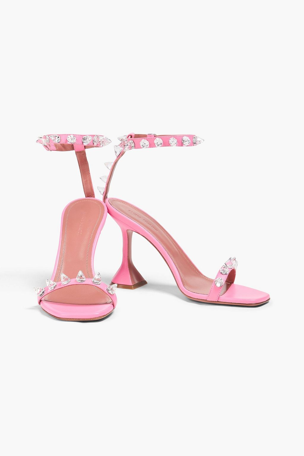 AMINA MUADDI Julia spiked leather sandals