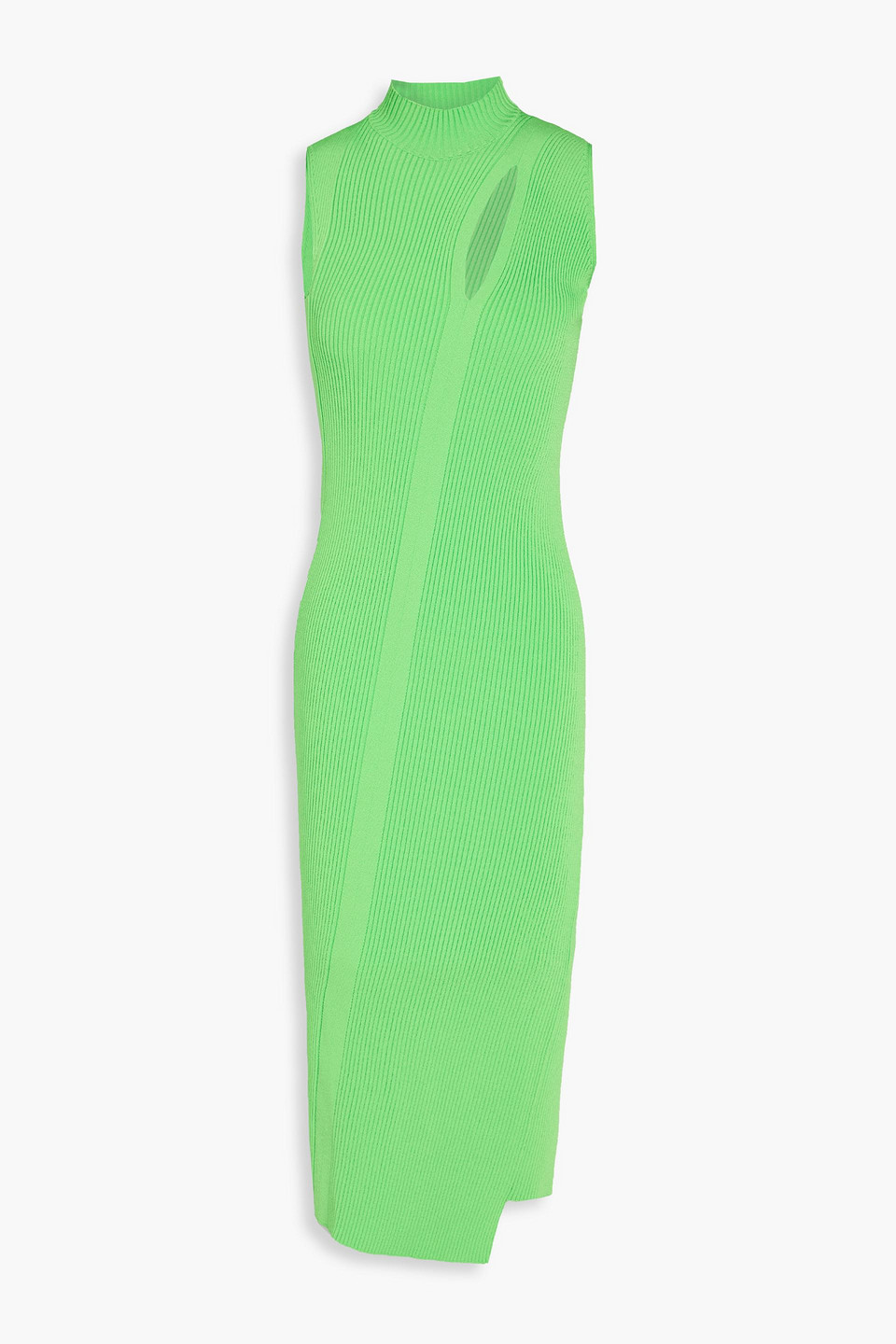 green emerald velvet dress A Little Bit Of Everything Kelly Green Twist Front Cut Out Maxi Dress