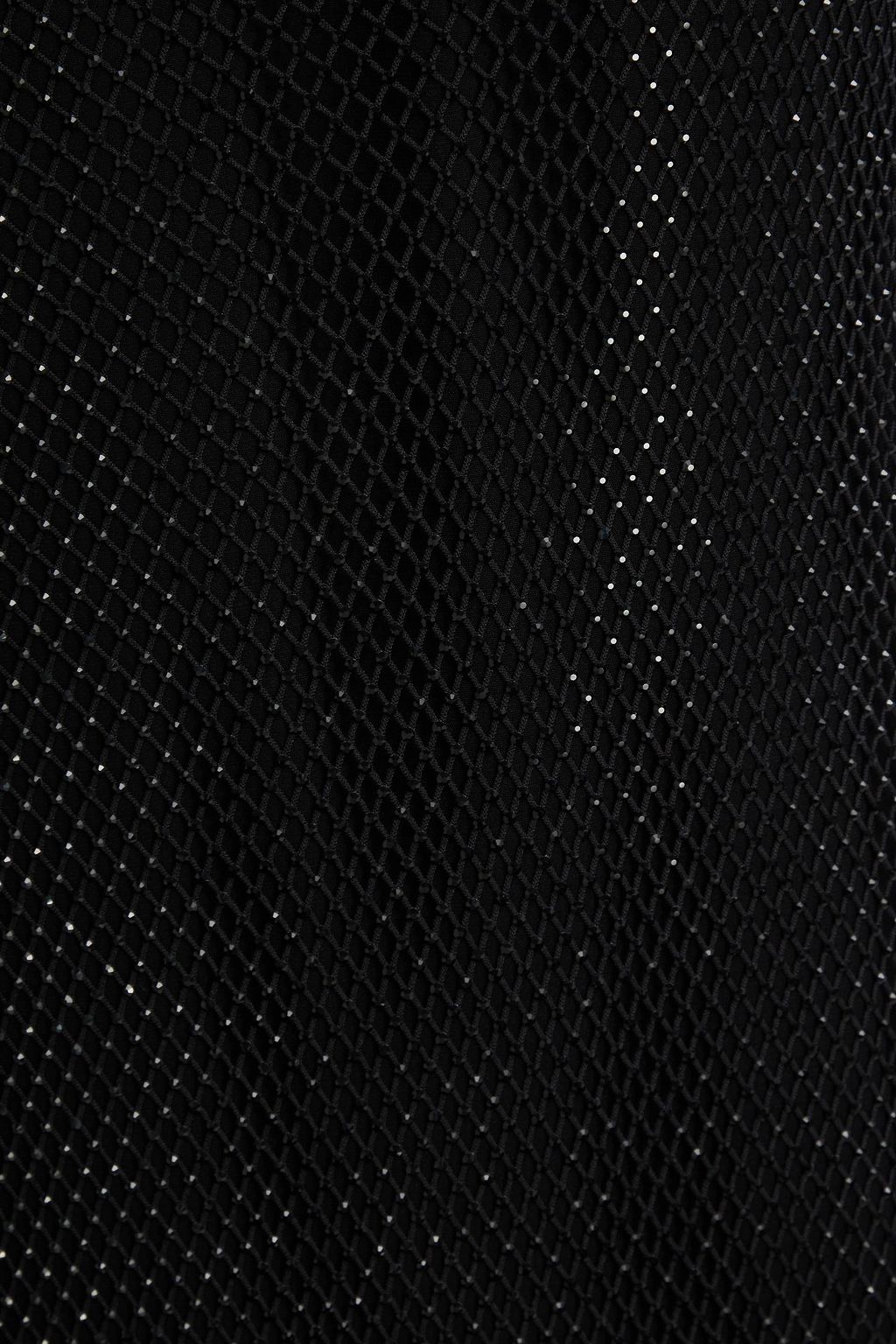 MAX MARA Caracas Maxikleid aus Netzmaterial mit Kristallverzierung