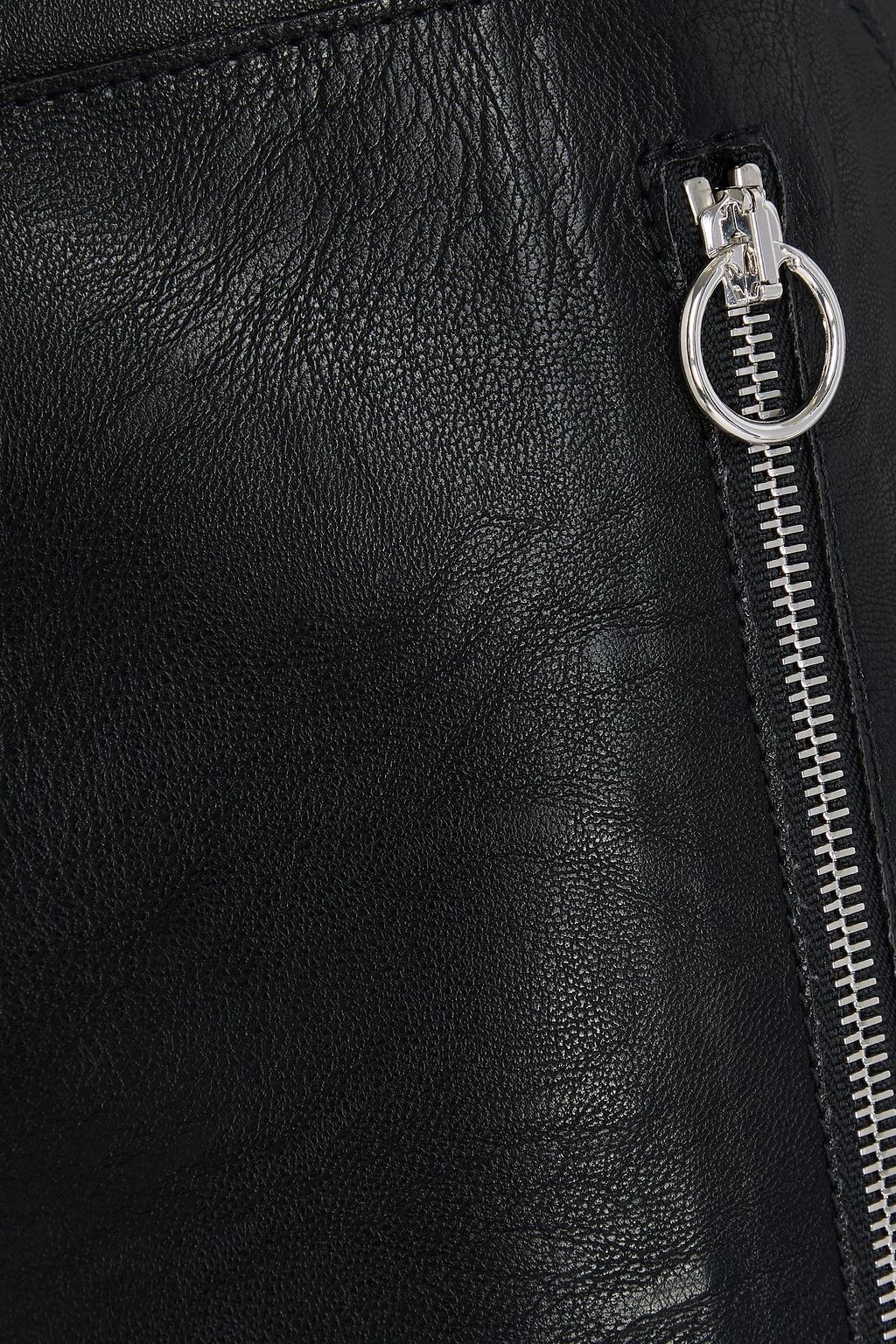STELLA MCCARTNEY Zip-detailed mini skirt