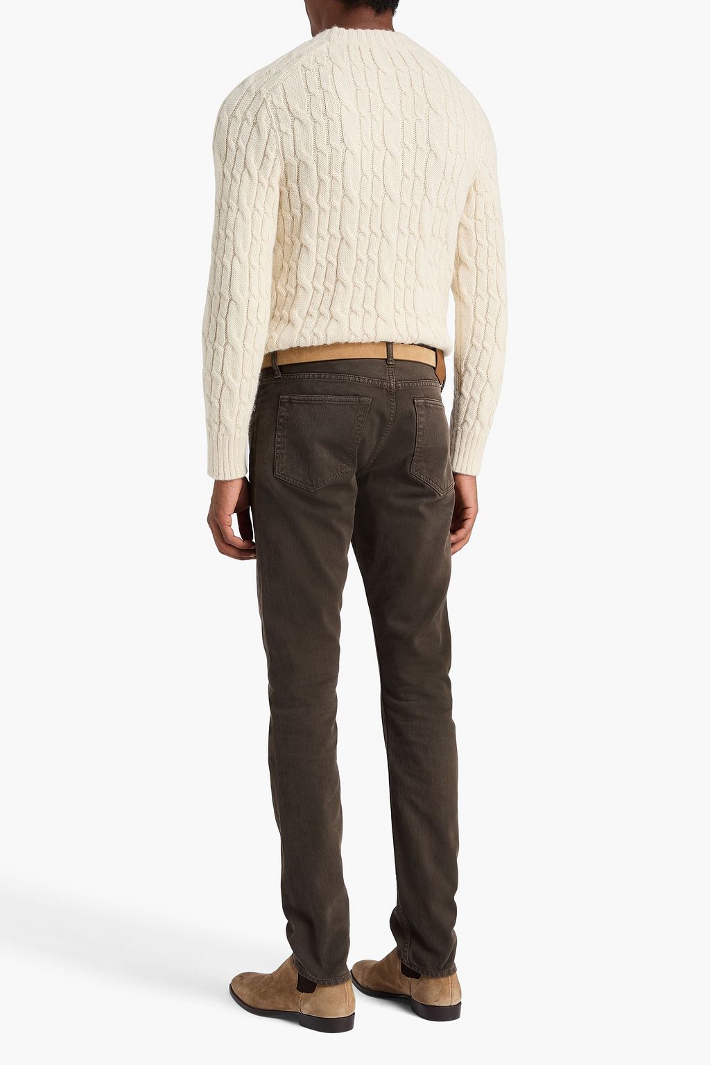 TOM FORD Cable-knit alpaca sweater