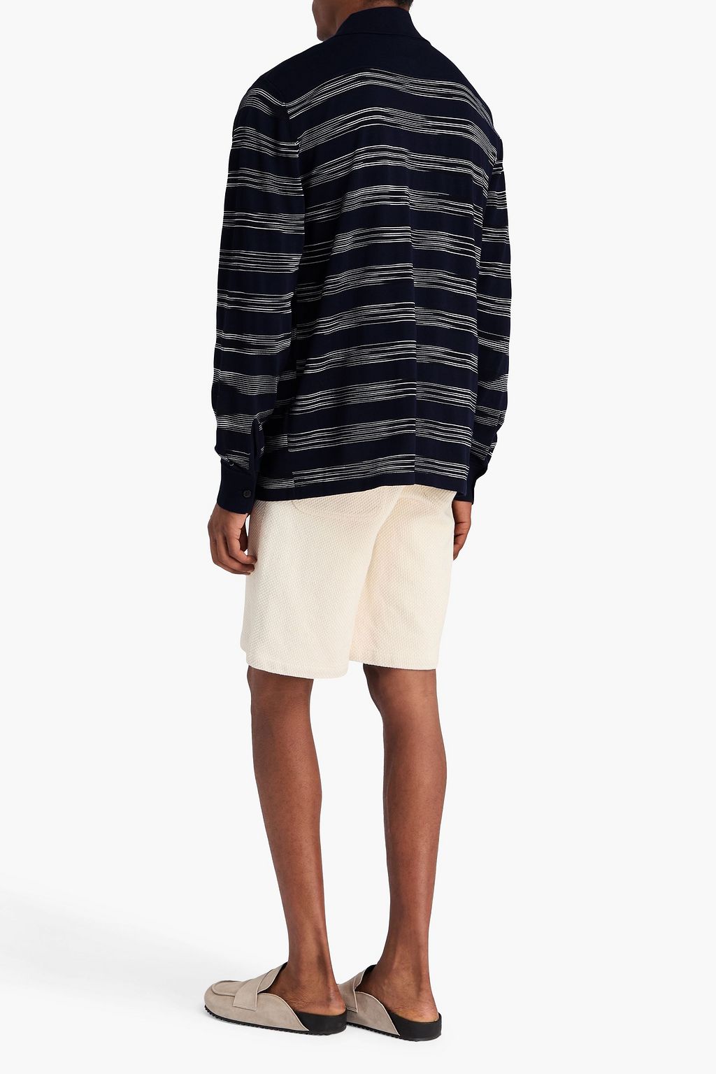 MISSONI Striped cotton-blend shirt