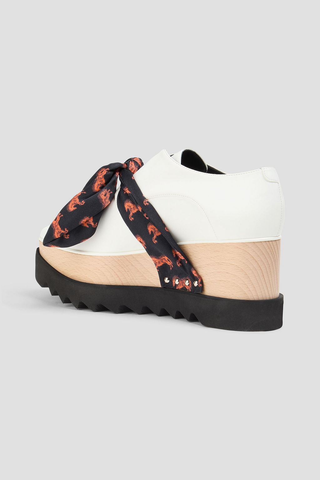 STELLA MCCARTNEY Elyse Plateau-Brogues mit Schleife