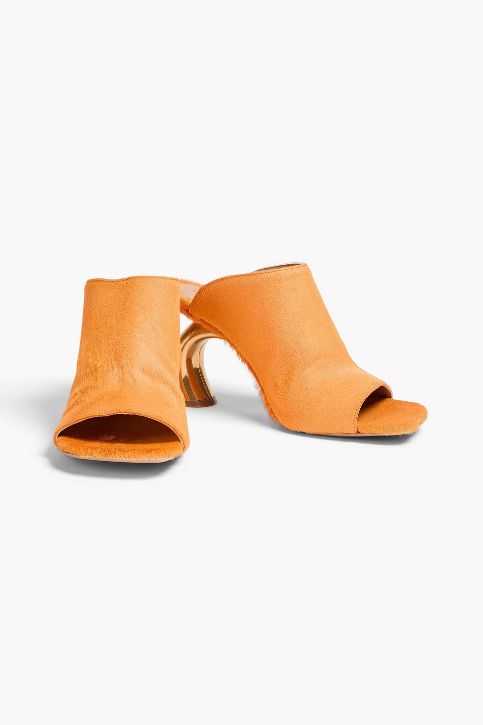  Dries Van Noten - Mules Aus Kalbshaar - Gelb - Eu 35 