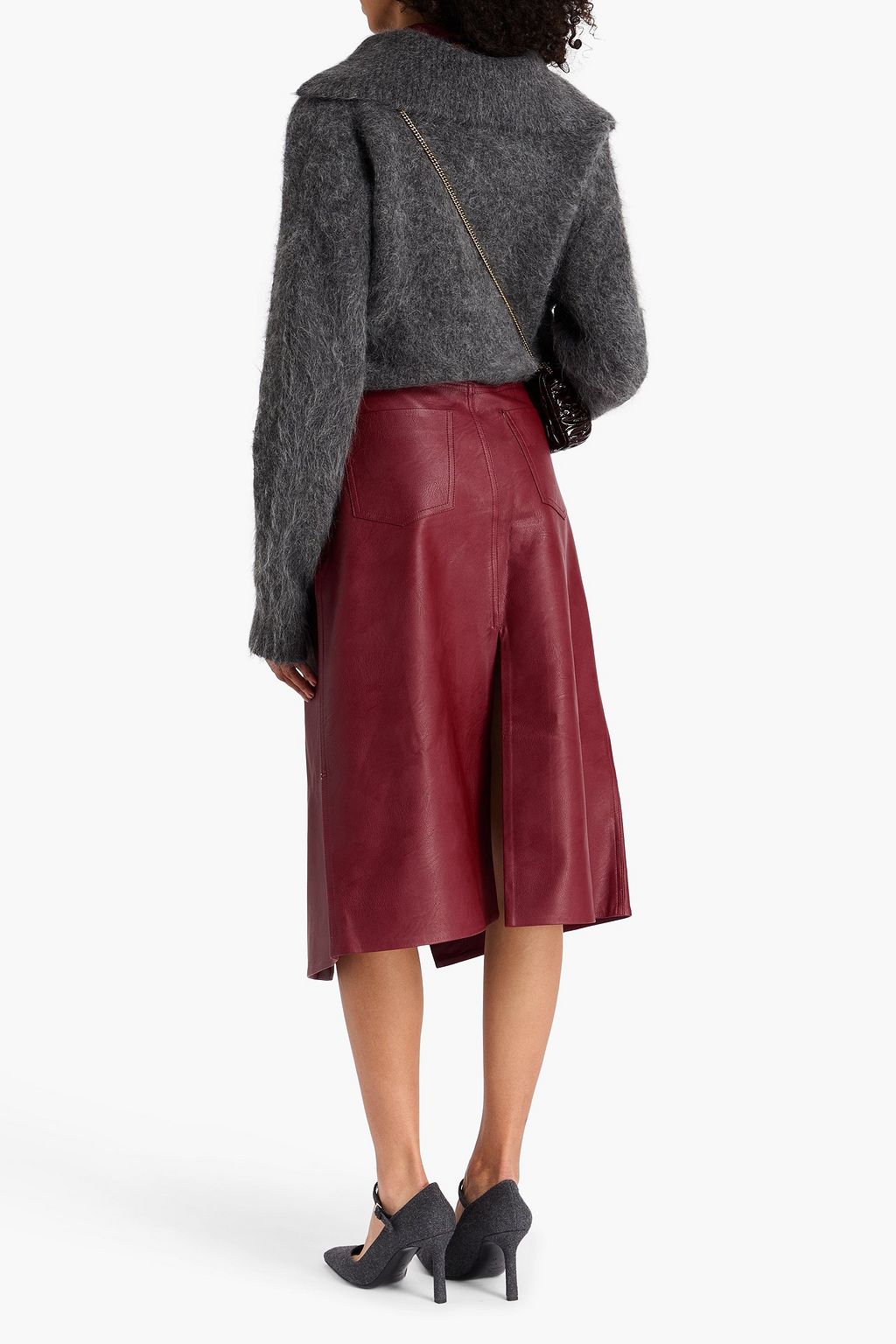 STELLA MCCARTNEY تنورة متوسطة الطول
