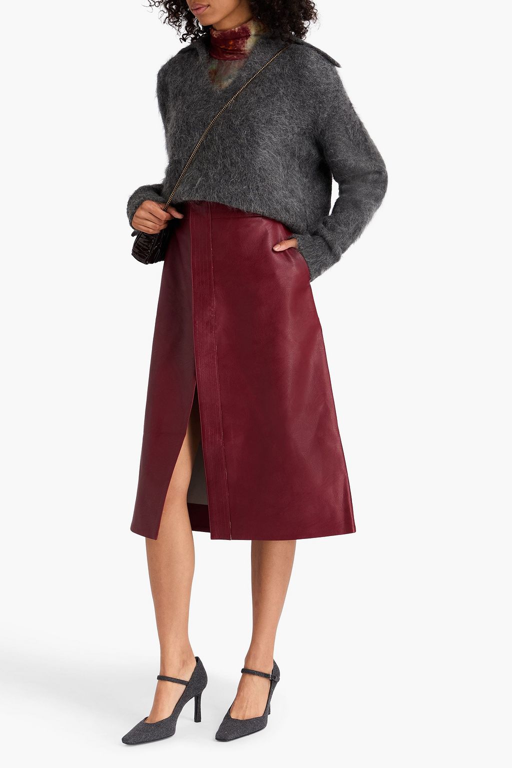 STELLA MCCARTNEY تنورة متوسطة الطول