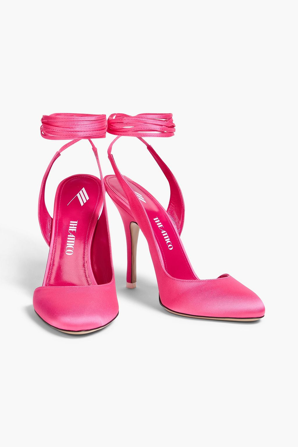 THE ATTICO Satin pumps