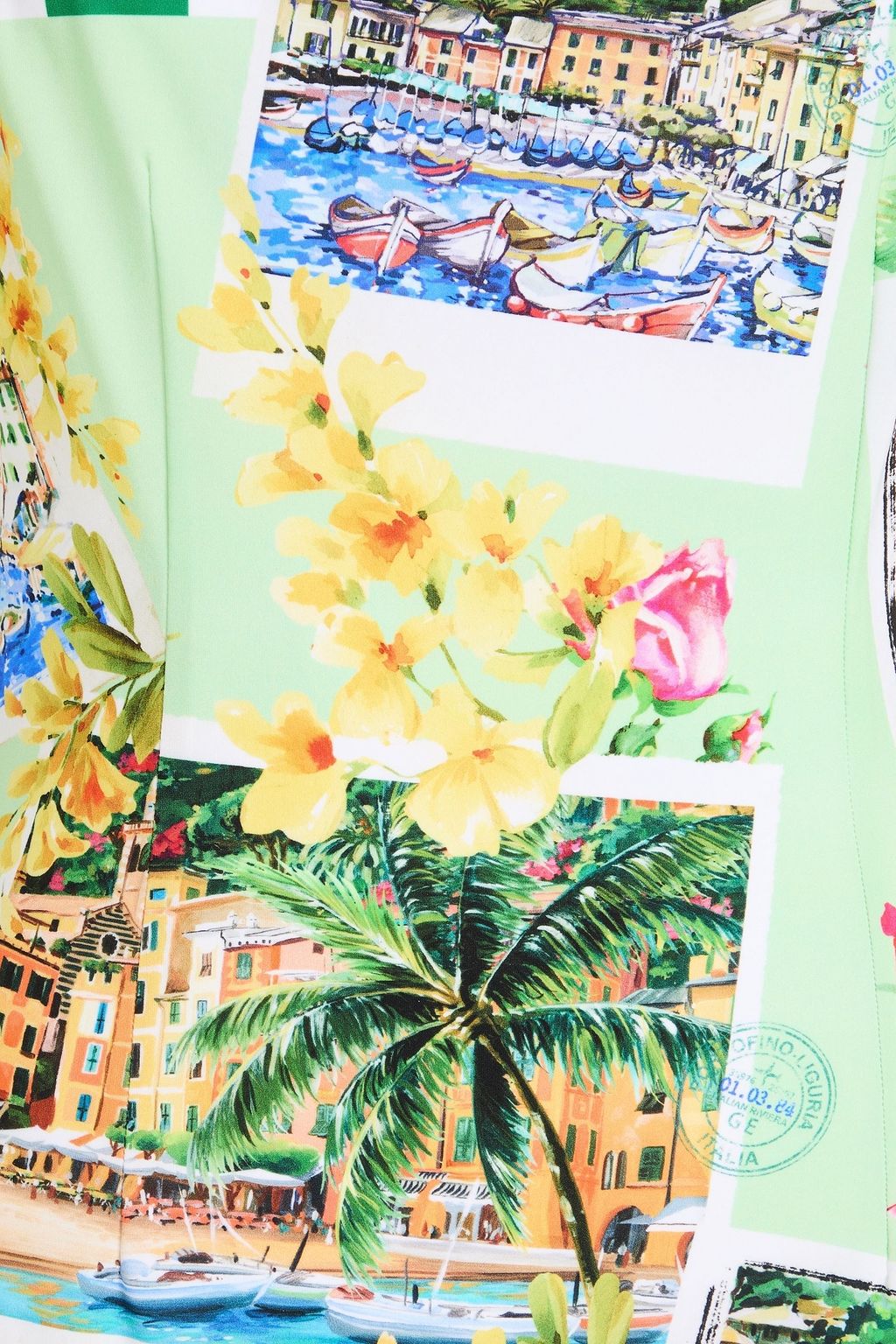 DOLCE&GABBANA Printed stretch-jersey jumpsuit
