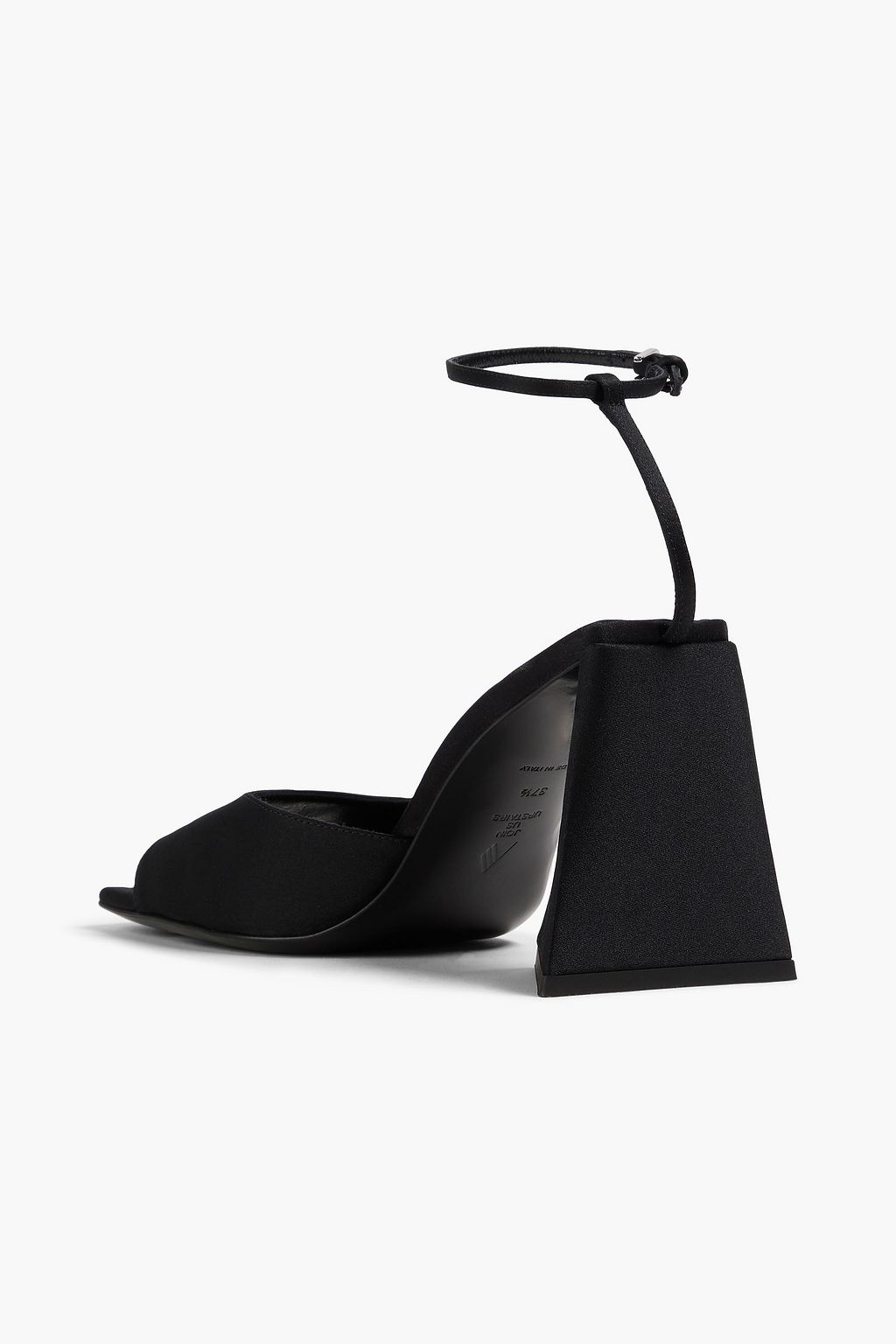 THE ATTICO Piper satin sandals
