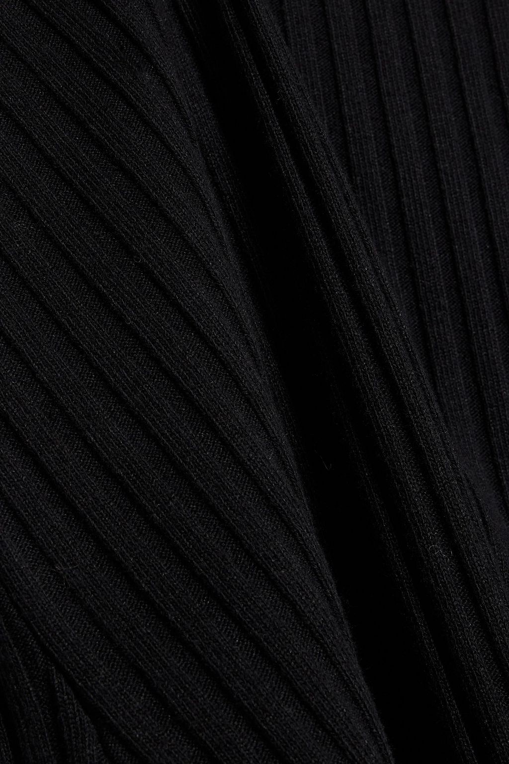 VINCE. Ribbed cotton-blend midi dress