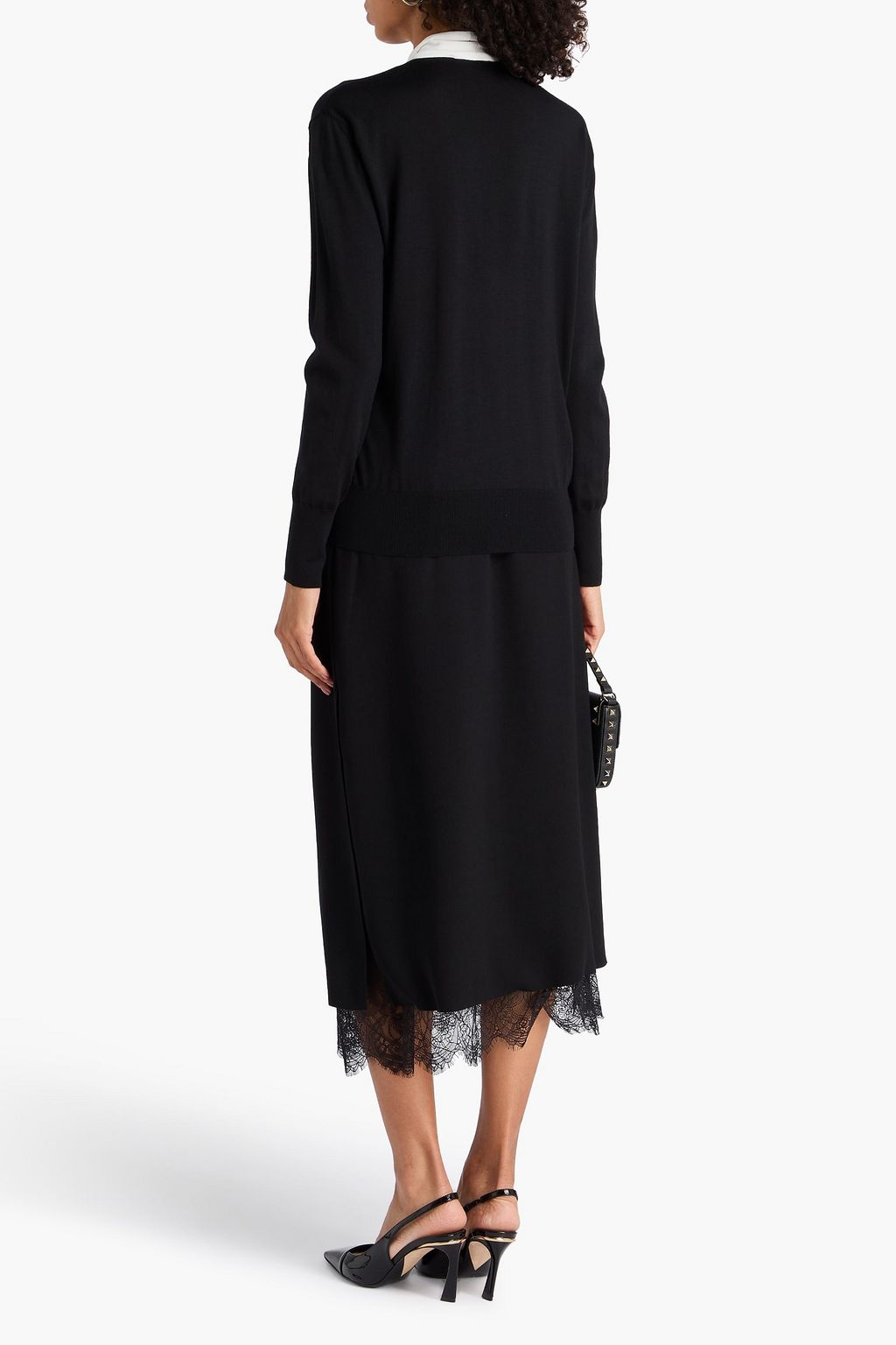 VALENTINO GARAVANI Two-tone wool sweater