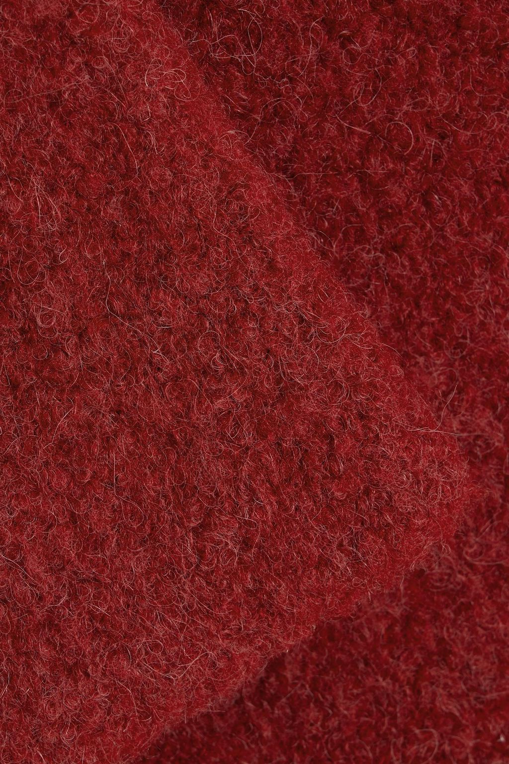 VINCE. Bouclé-knit turtleneck sweater