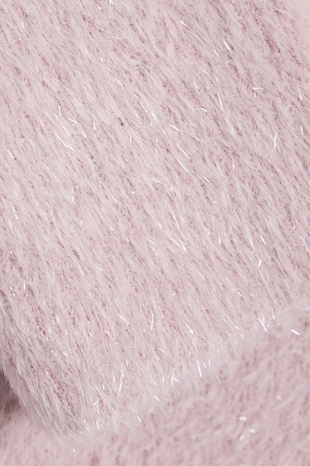 VINCE. Brushed knitted and tinsel sweater