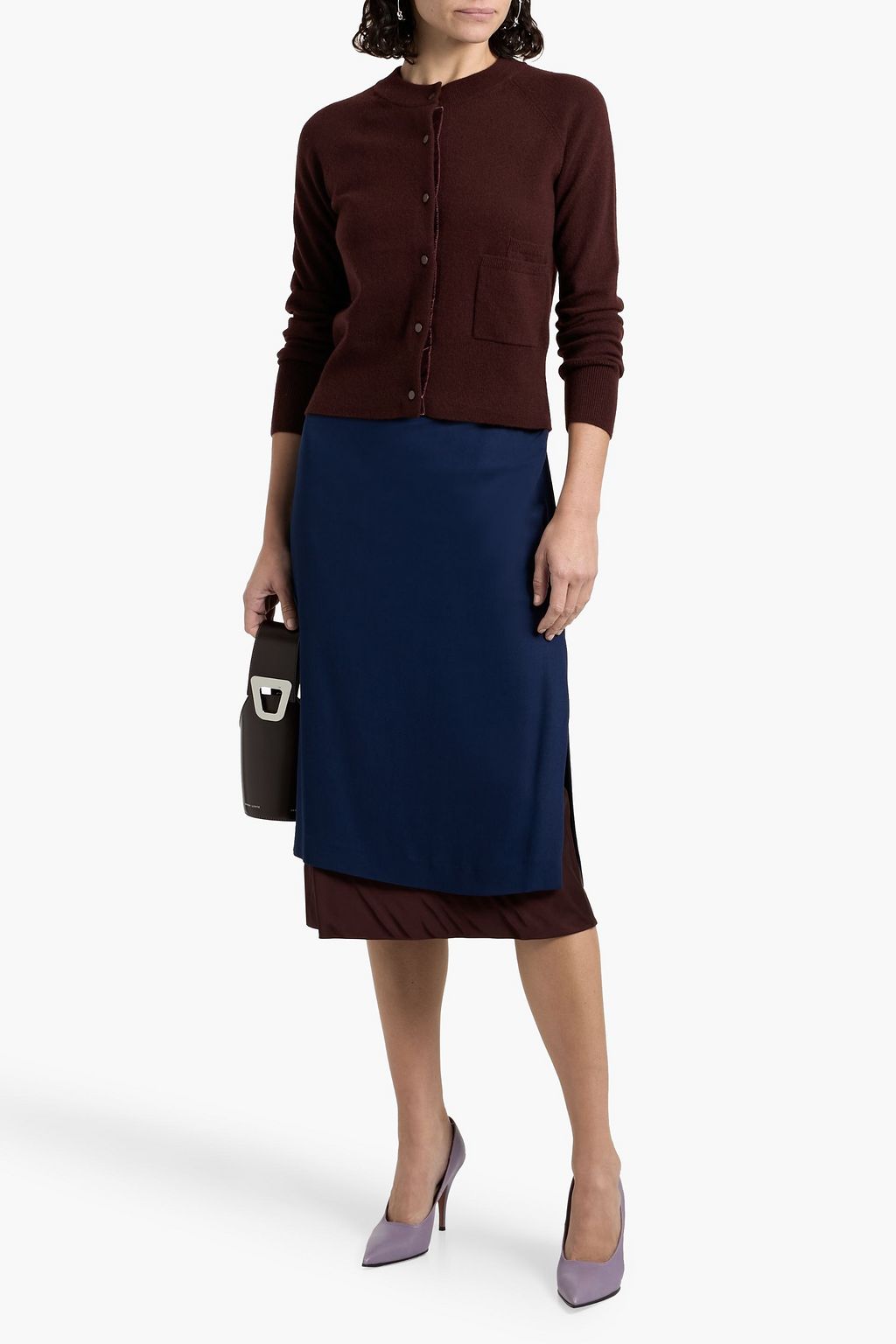 VINCE. Wool-blend cardigan