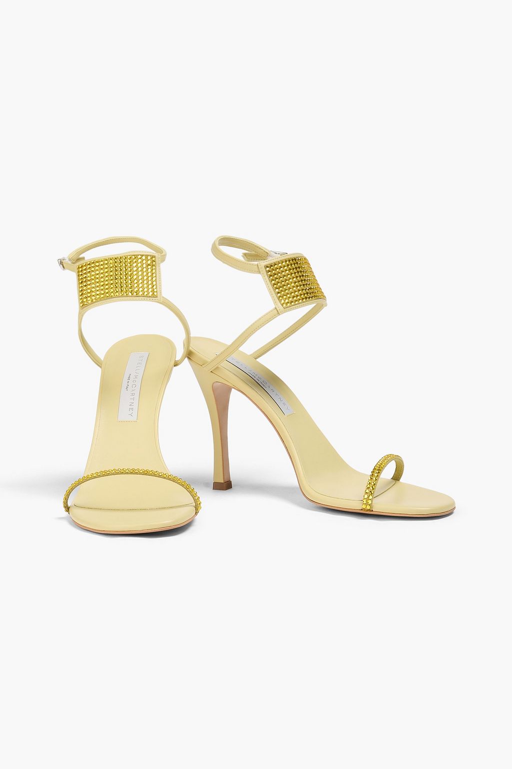 STELLA MCCARTNEY 스텔라 100 크리스털 장식 샌들