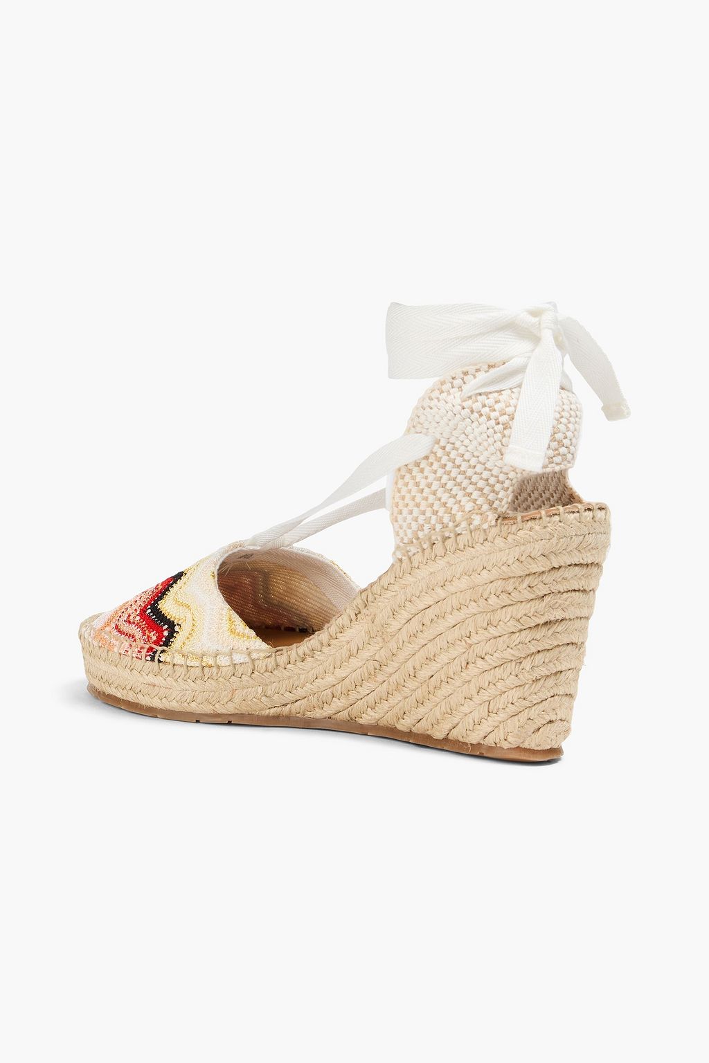 MISSONI Gehäkelte Espadrille-Wedges