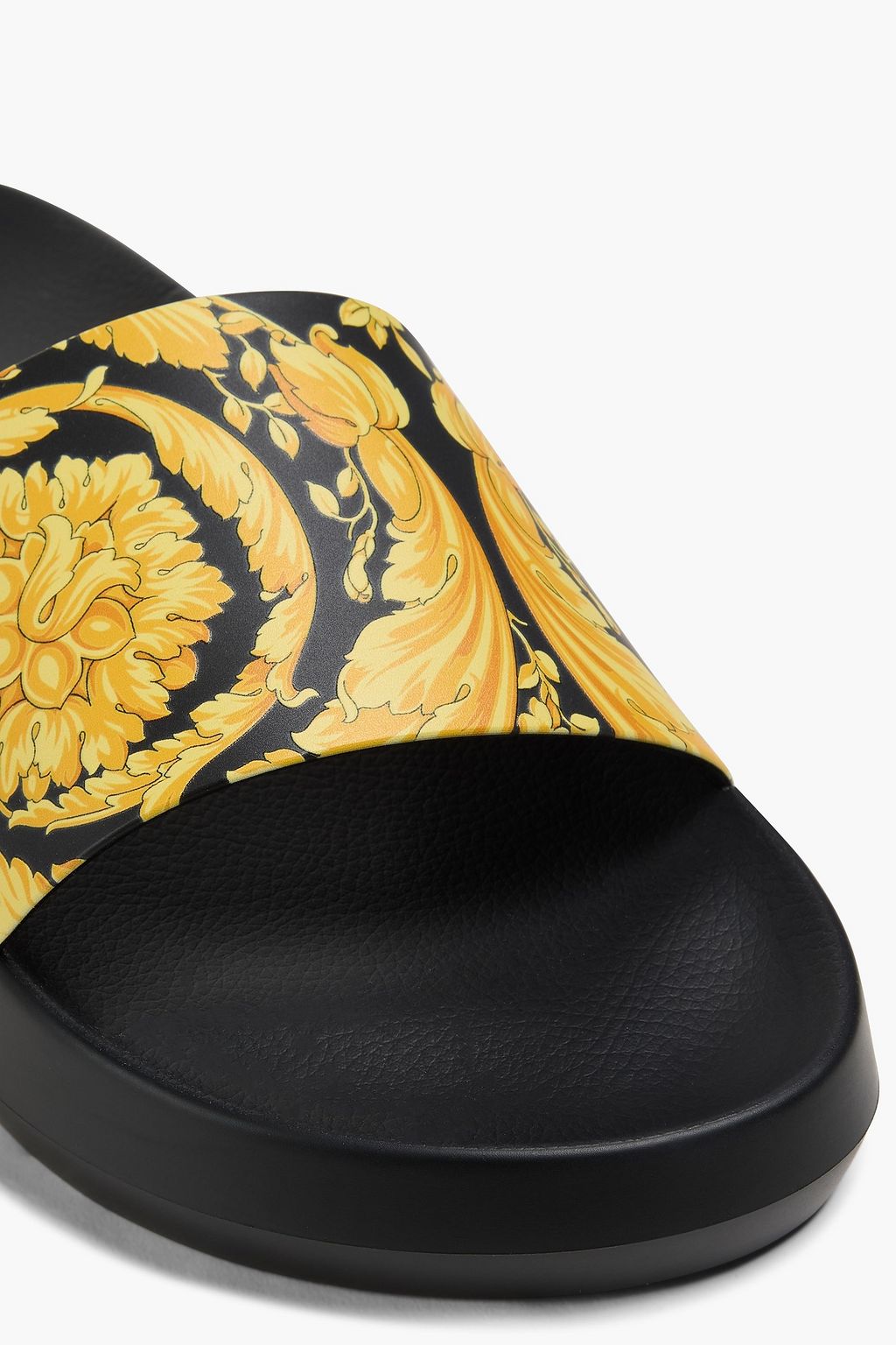 VERSACE Printed rubber slides
