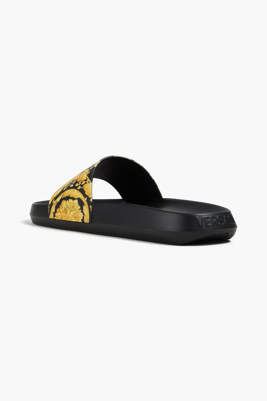 VERSACE Printed rubber slides