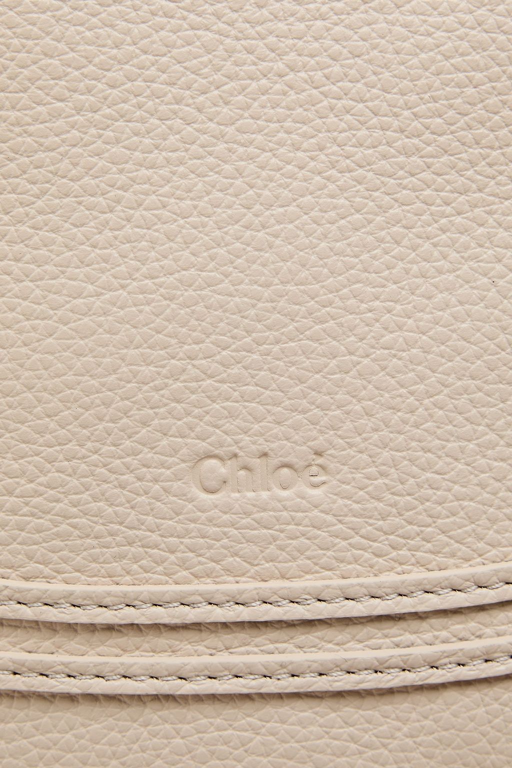 CHLOÉ Marcie fringed pebbled-leather shoulder bag